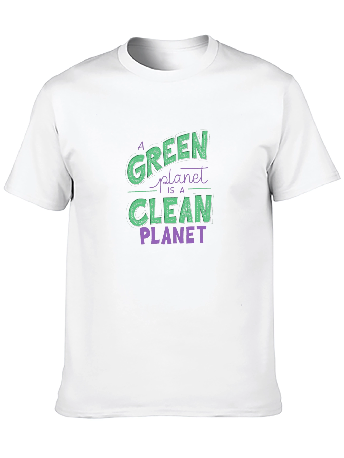 Green Planet Clean Planet Graphic T-Shirt
