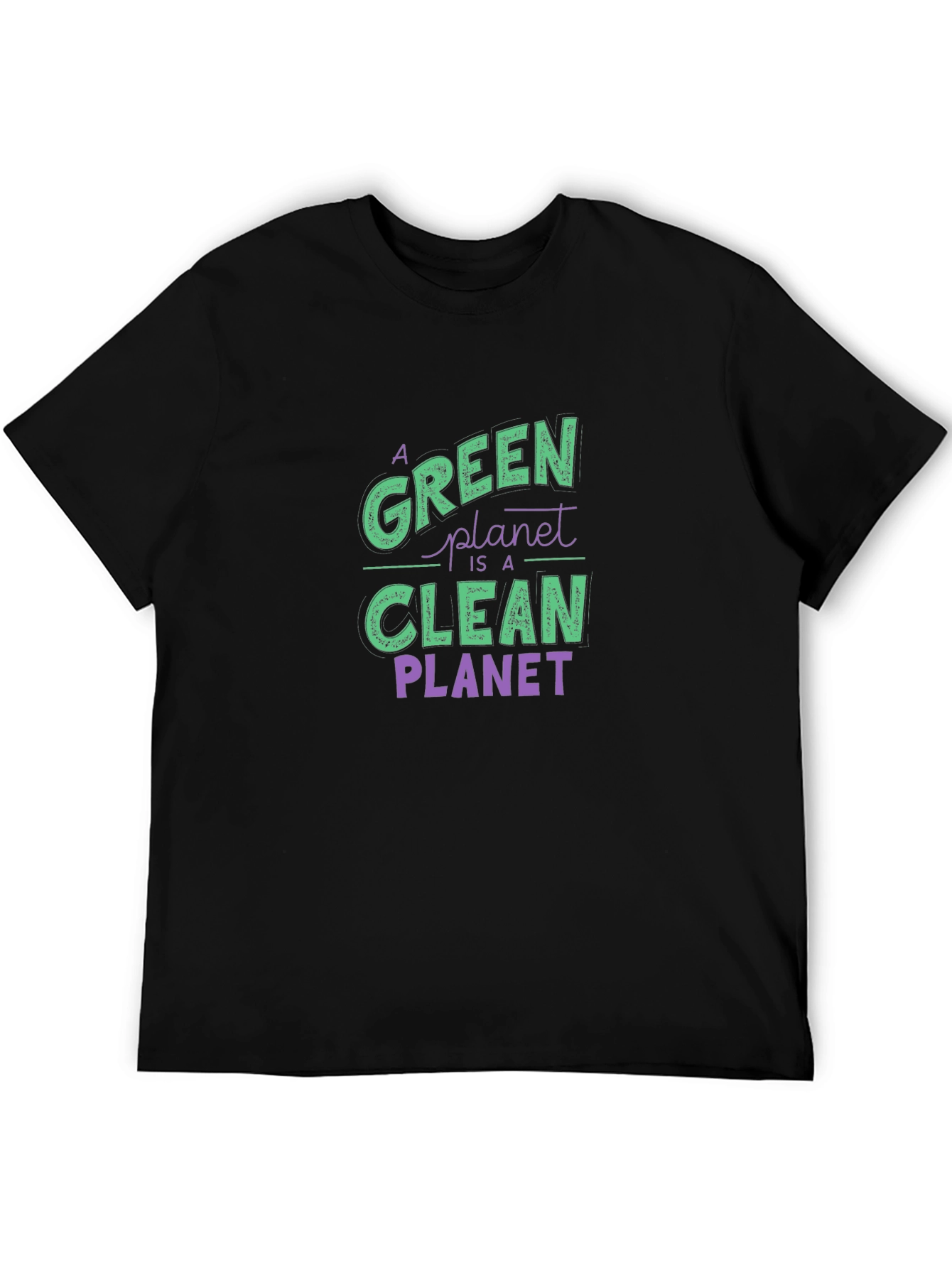 Green Planet Clean Planet Graphic T-Shirt