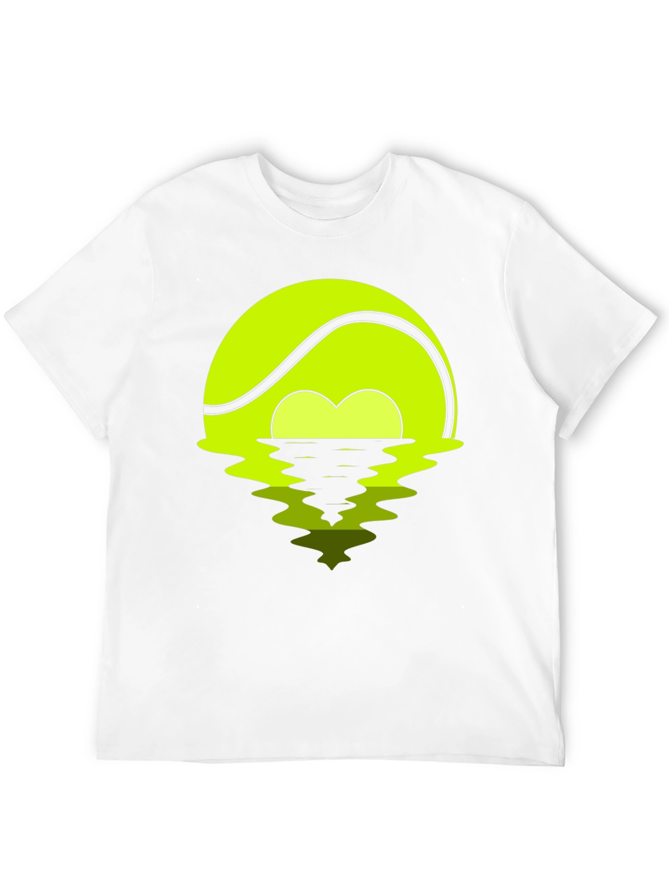 Tennis Ball Sunset Graphic Tee