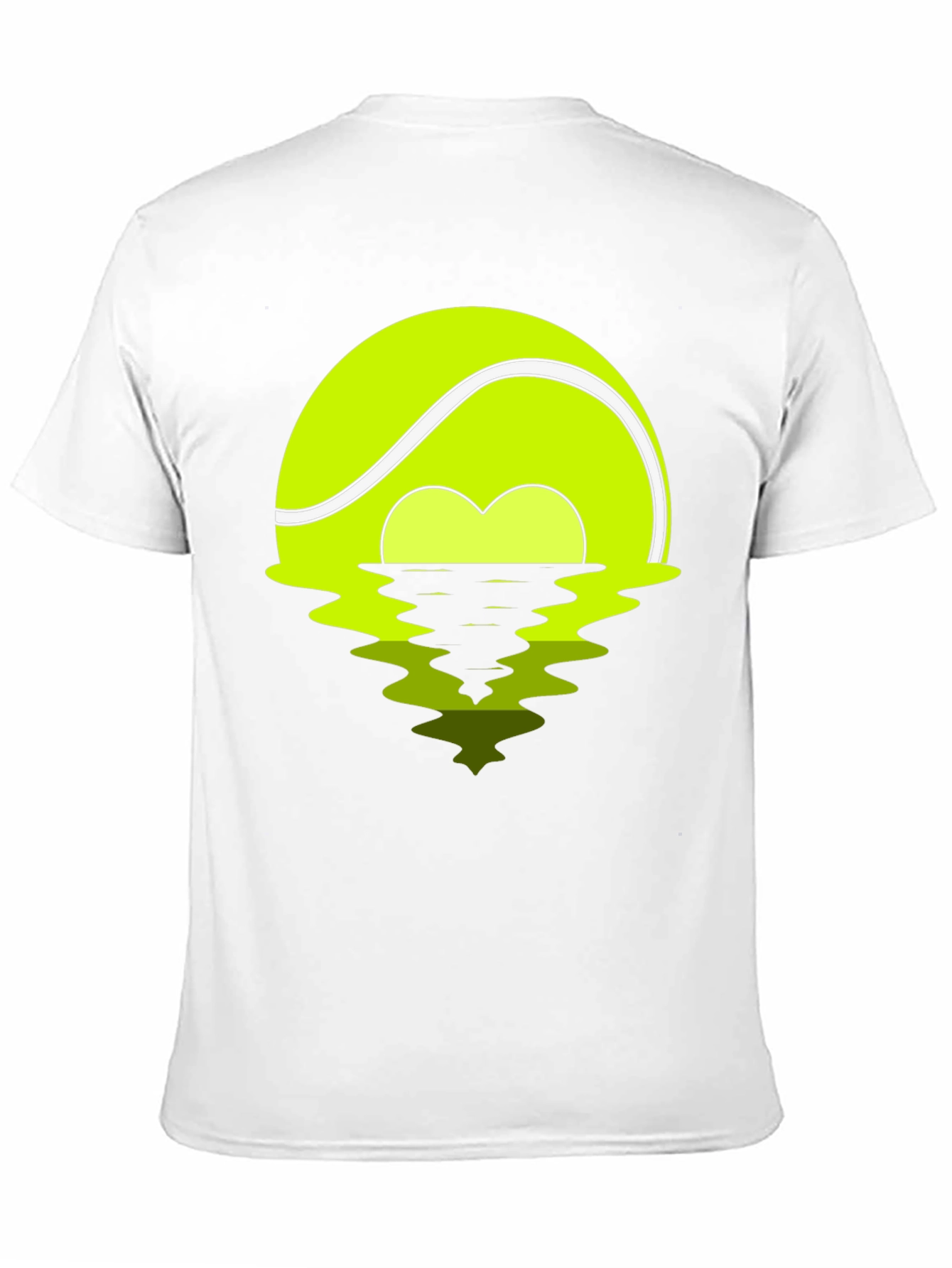 Tennis Ball Sunset Graphic Tee