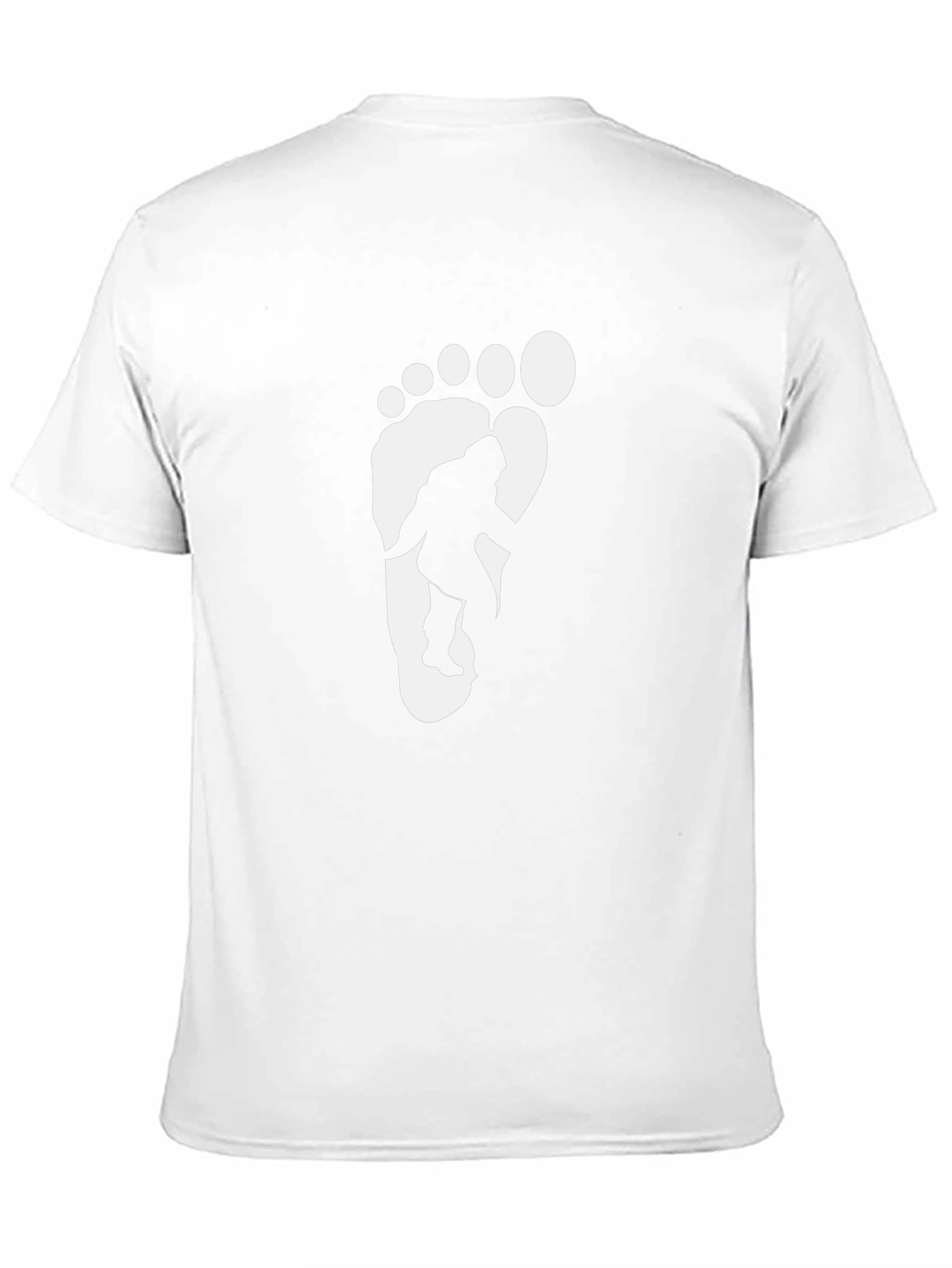 Bigfoot Footprint Graphic Tee - Black