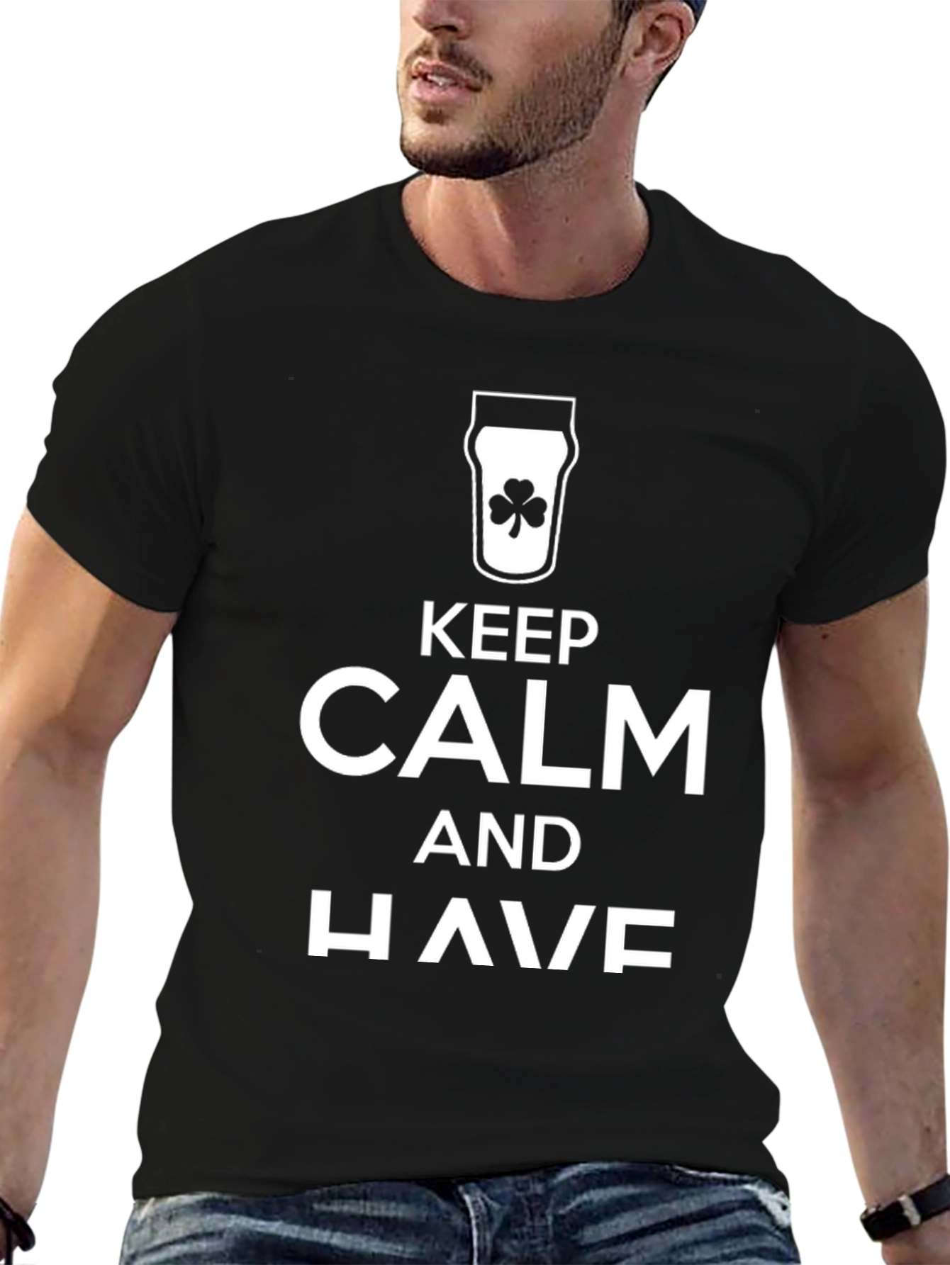 Keep Calm St. Patricks Day Graphic Tee