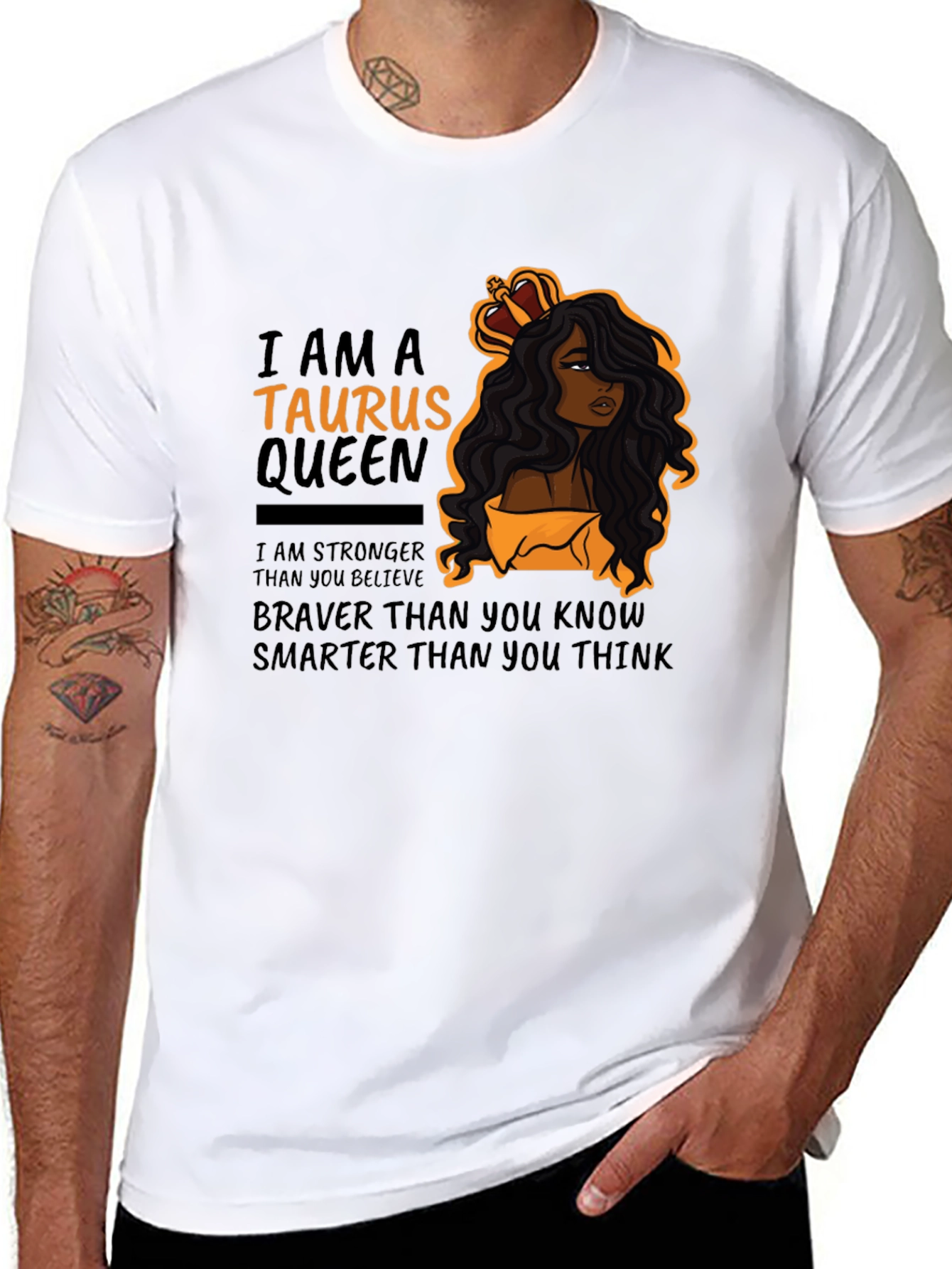 Taurus Queen Black T-Shirt