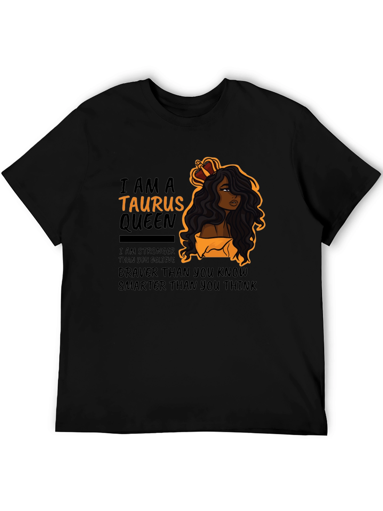 Taurus Queen Black T-Shirt