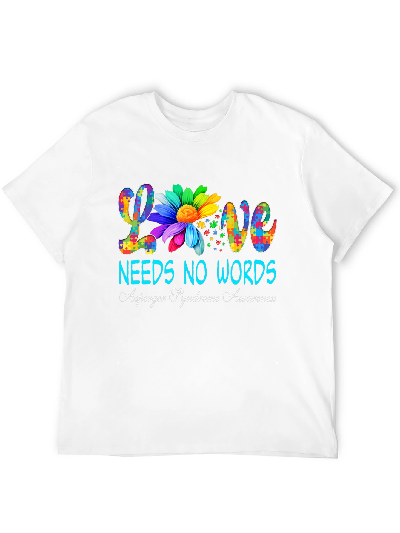 Love Needs No Words Autism Awareness T-Shirt