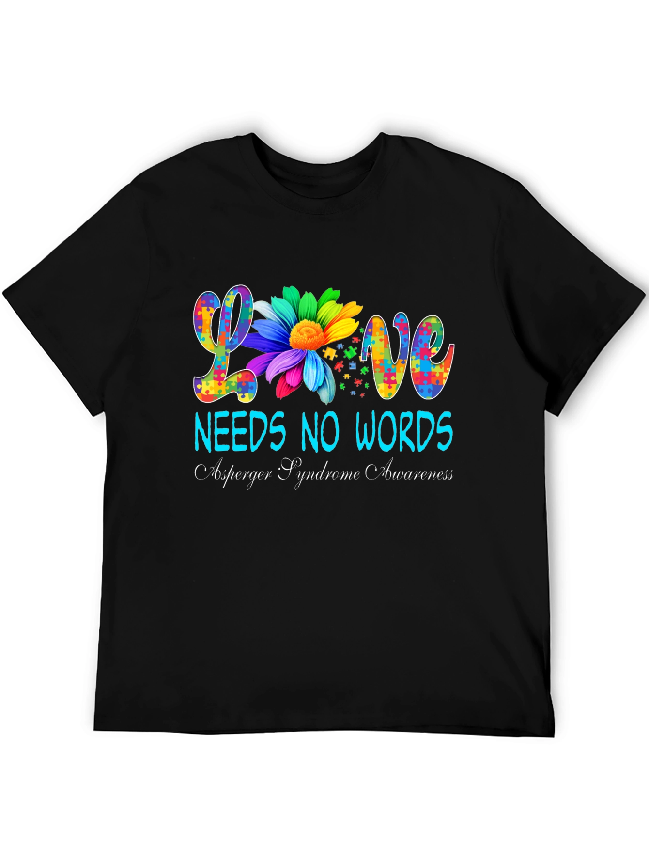 Love Needs No Words Autism Awareness T-Shirt