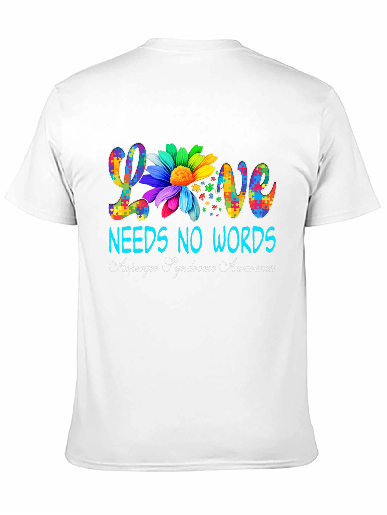 Love Needs No Words Autism Awareness T-Shirt