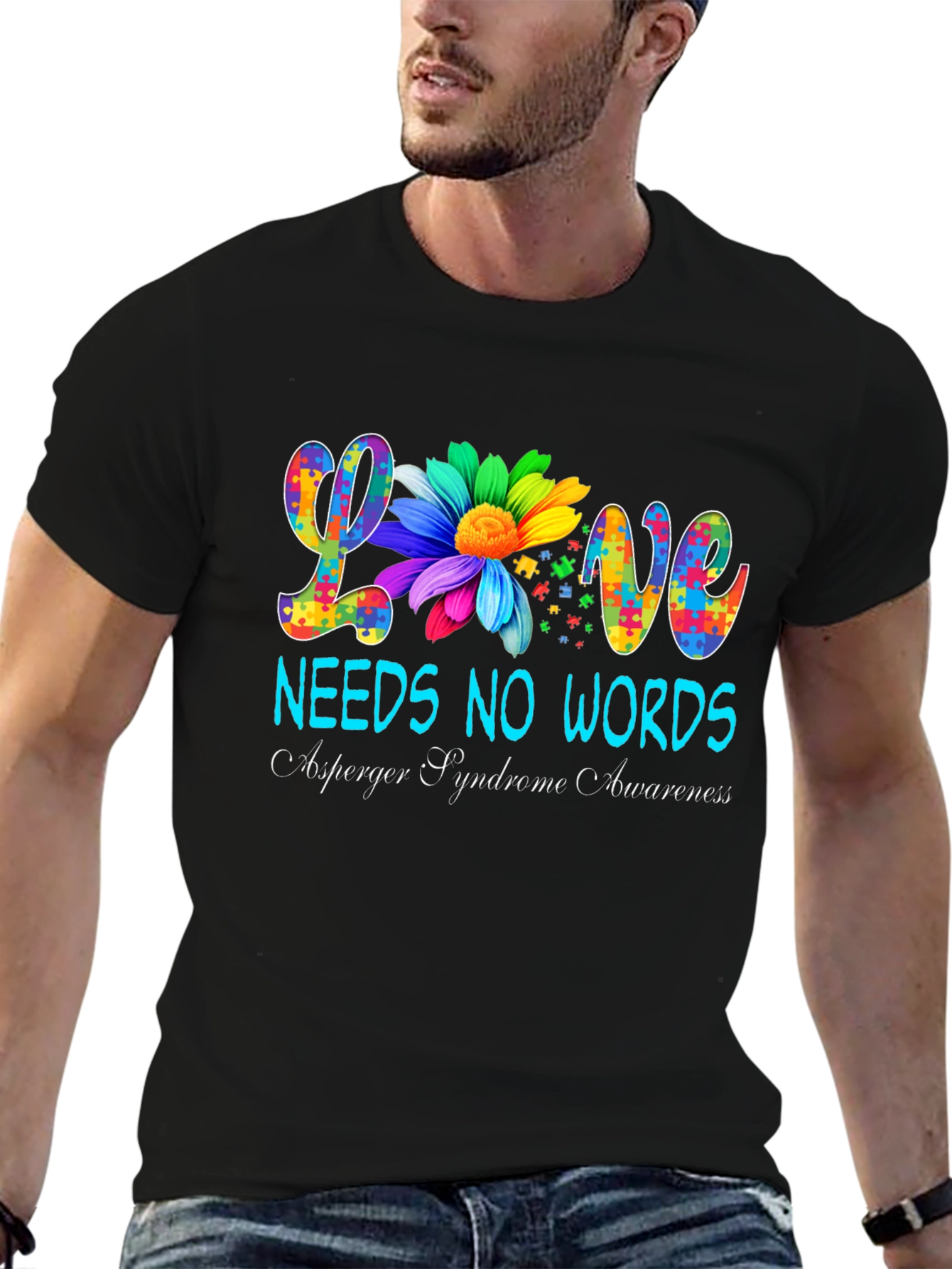 Love Needs No Words Autism Awareness T-Shirt