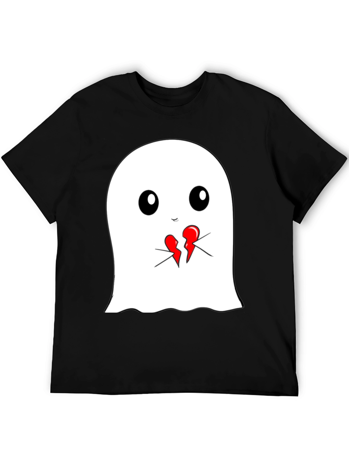 Ghost Heartbreak Graphic Tee - Soft Cotton T-Shirt