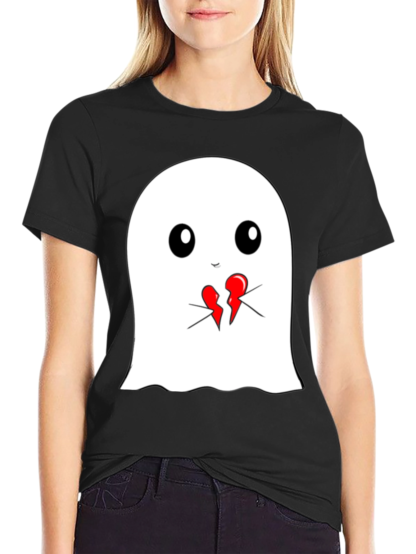 Ghost Heartbreak Graphic Tee - Soft Cotton T-Shirt