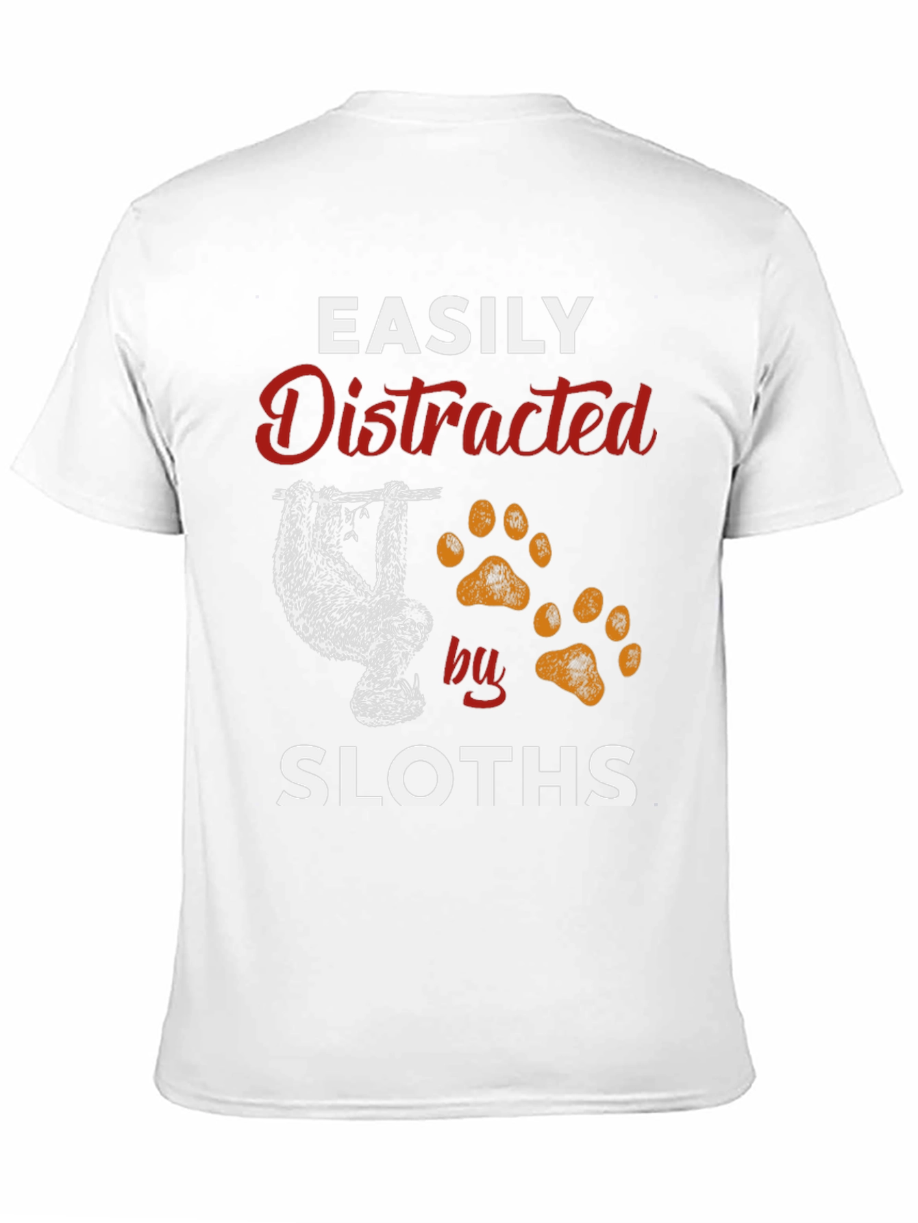 Easily Distracted by Sloths Graphic T-Shirt