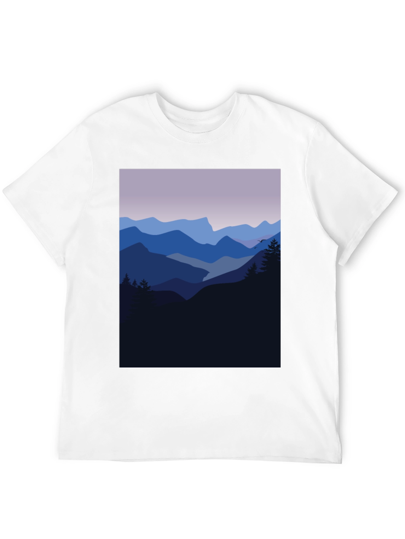 Mountain Vista Graphic Tee - Black