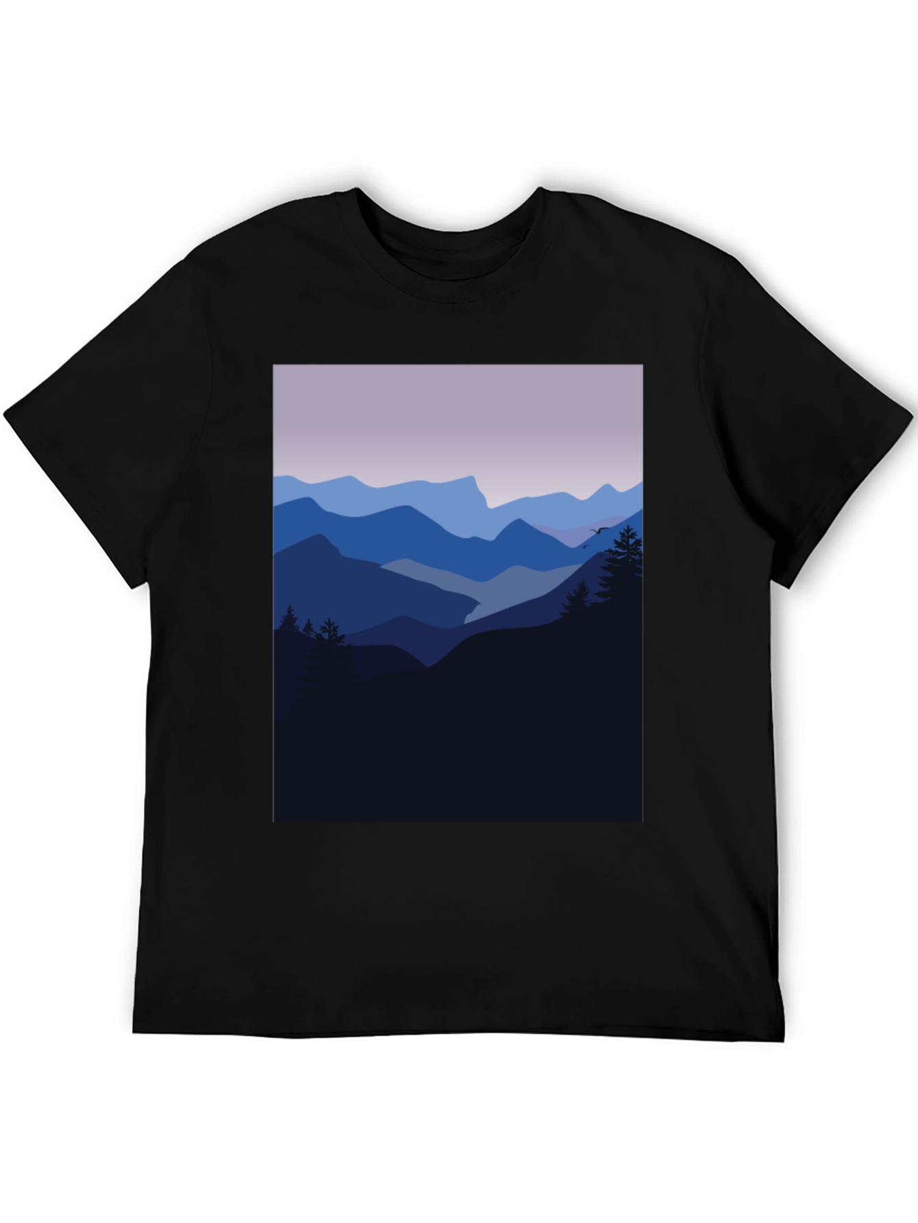 Mountain Vista Graphic Tee - Black
