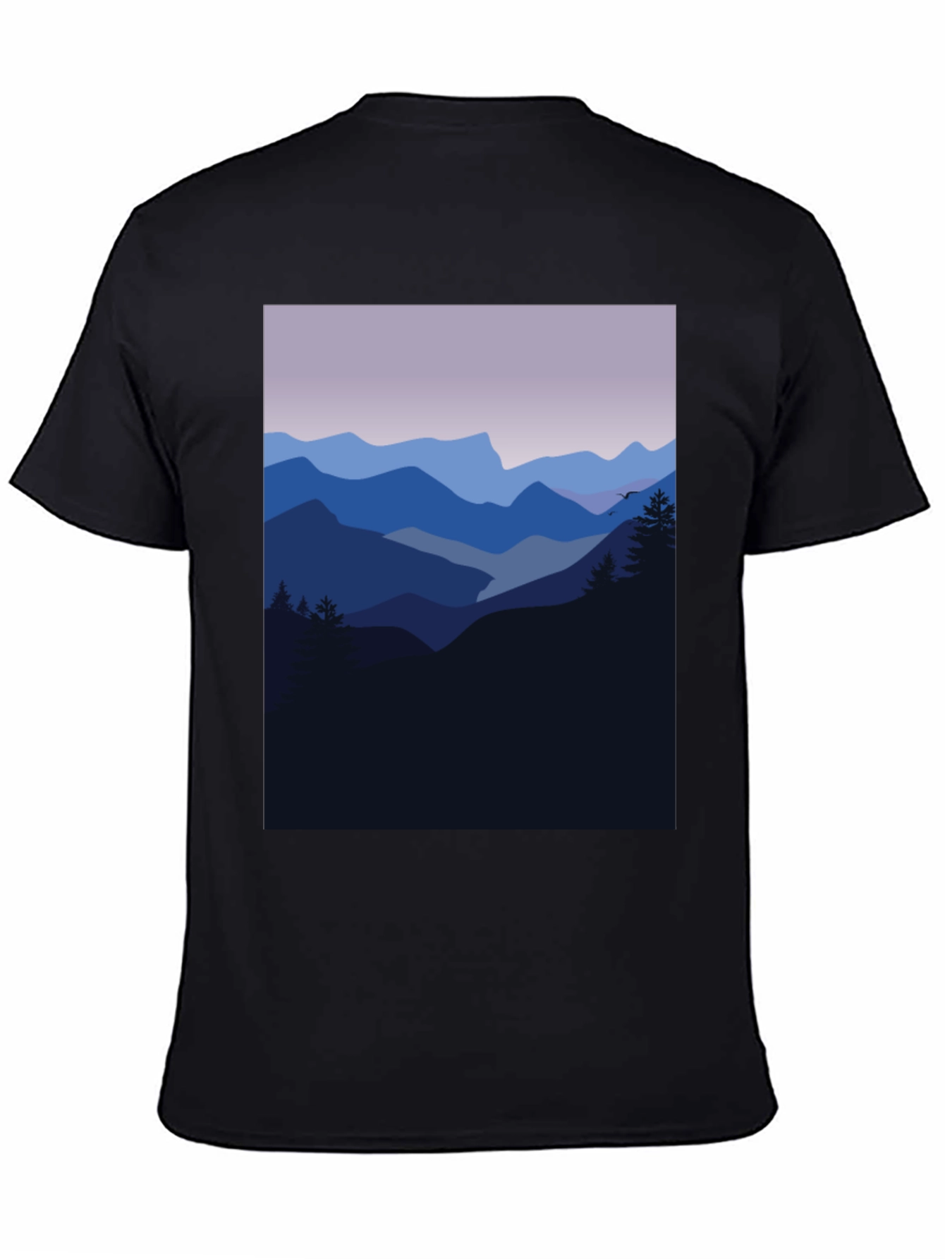Mountain Vista Graphic Tee - Black