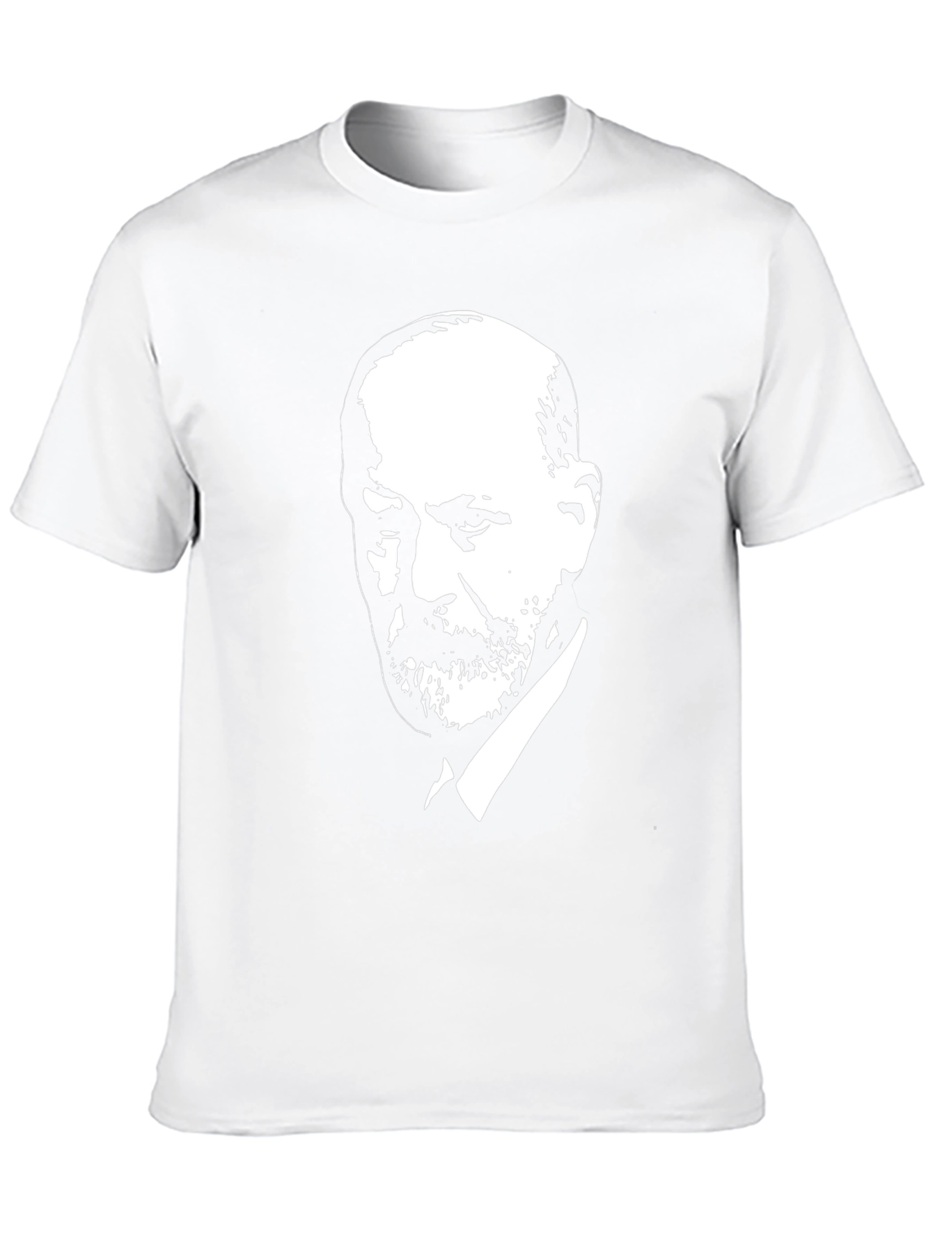 Freud Portrait Graphic Tee - Black Cotton T-Shirt