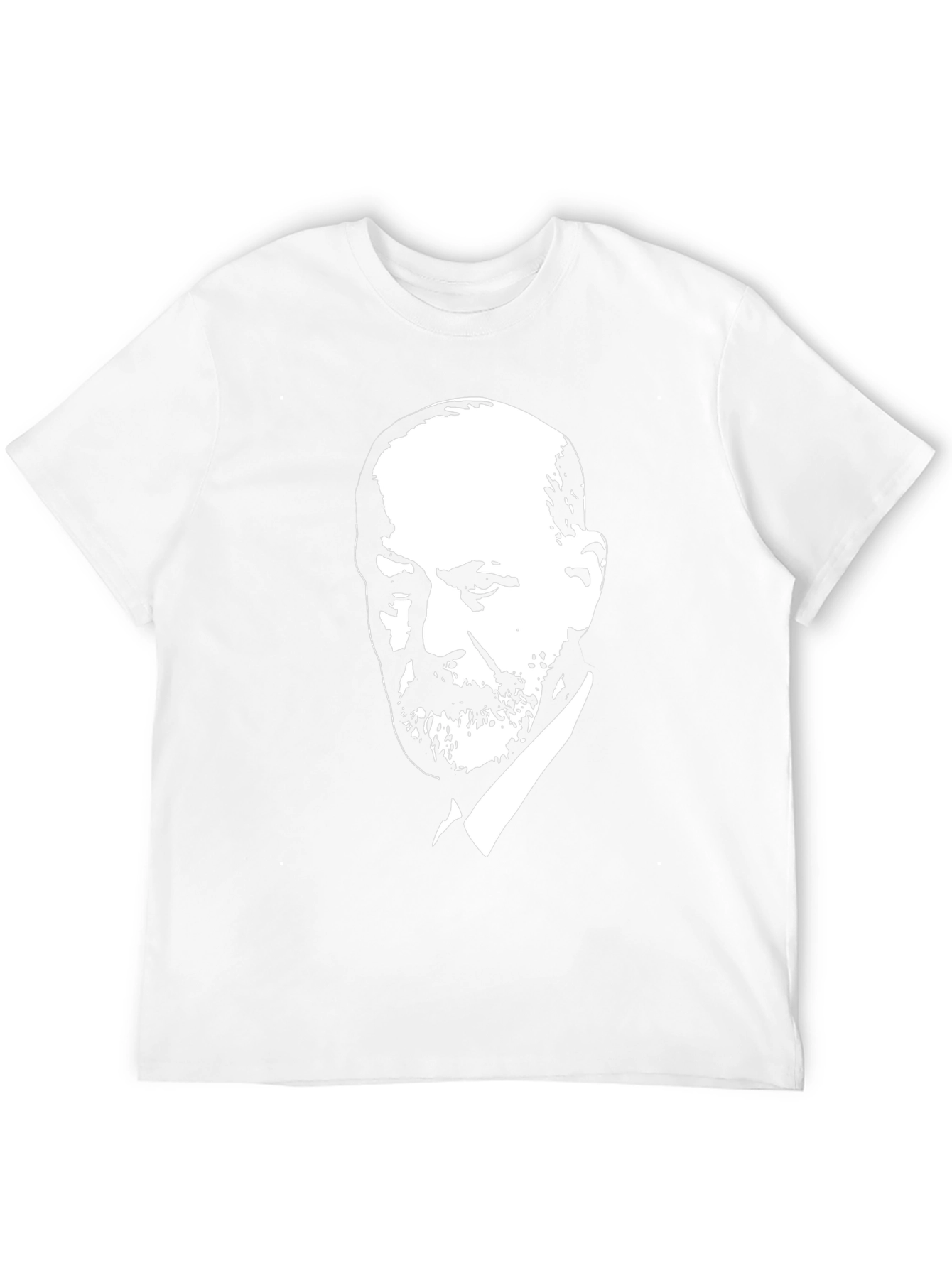 Freud Portrait Graphic Tee - Black Cotton T-Shirt