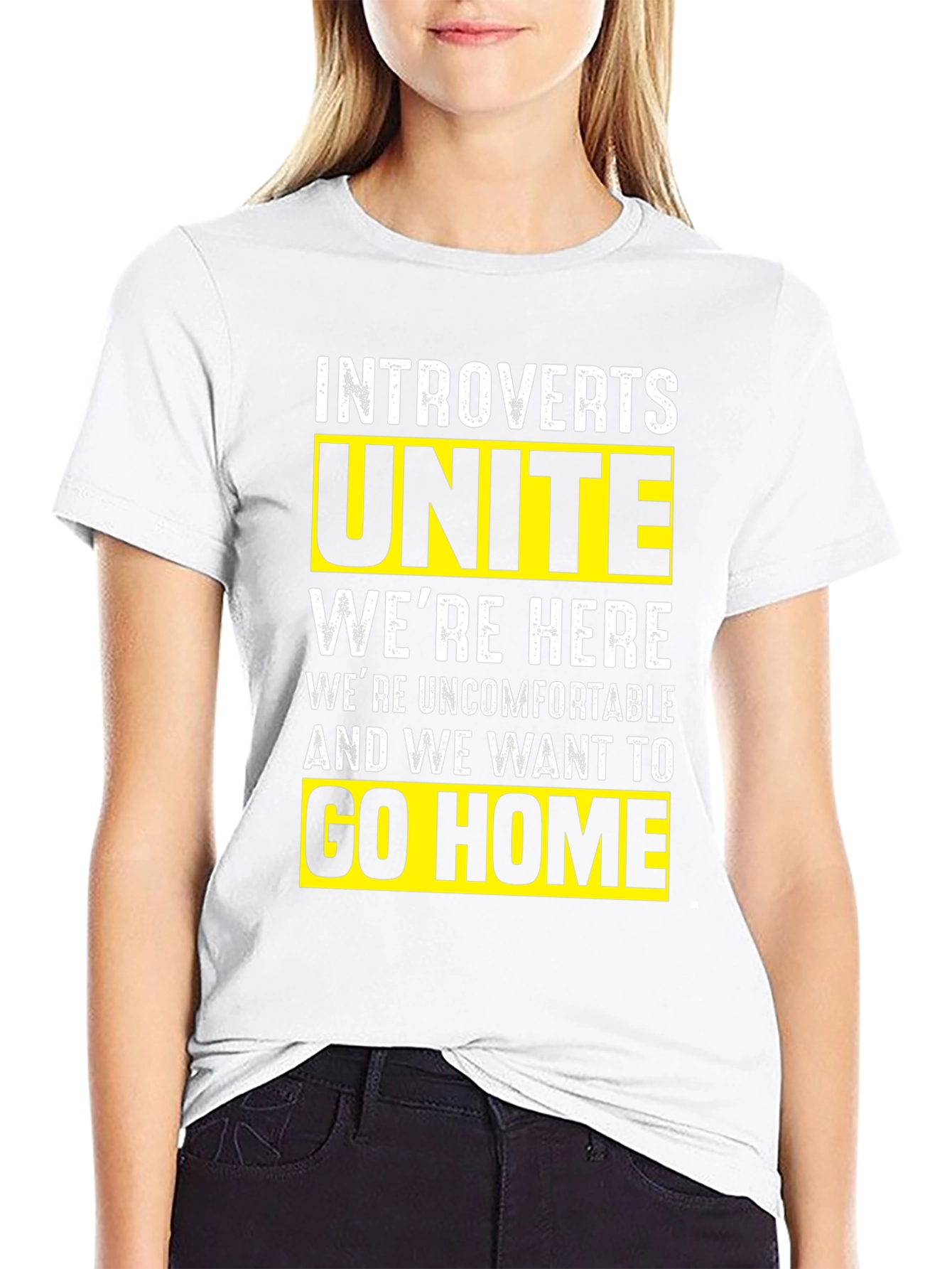 Introvert Unite T-Shirt - Funny Slogan Tee