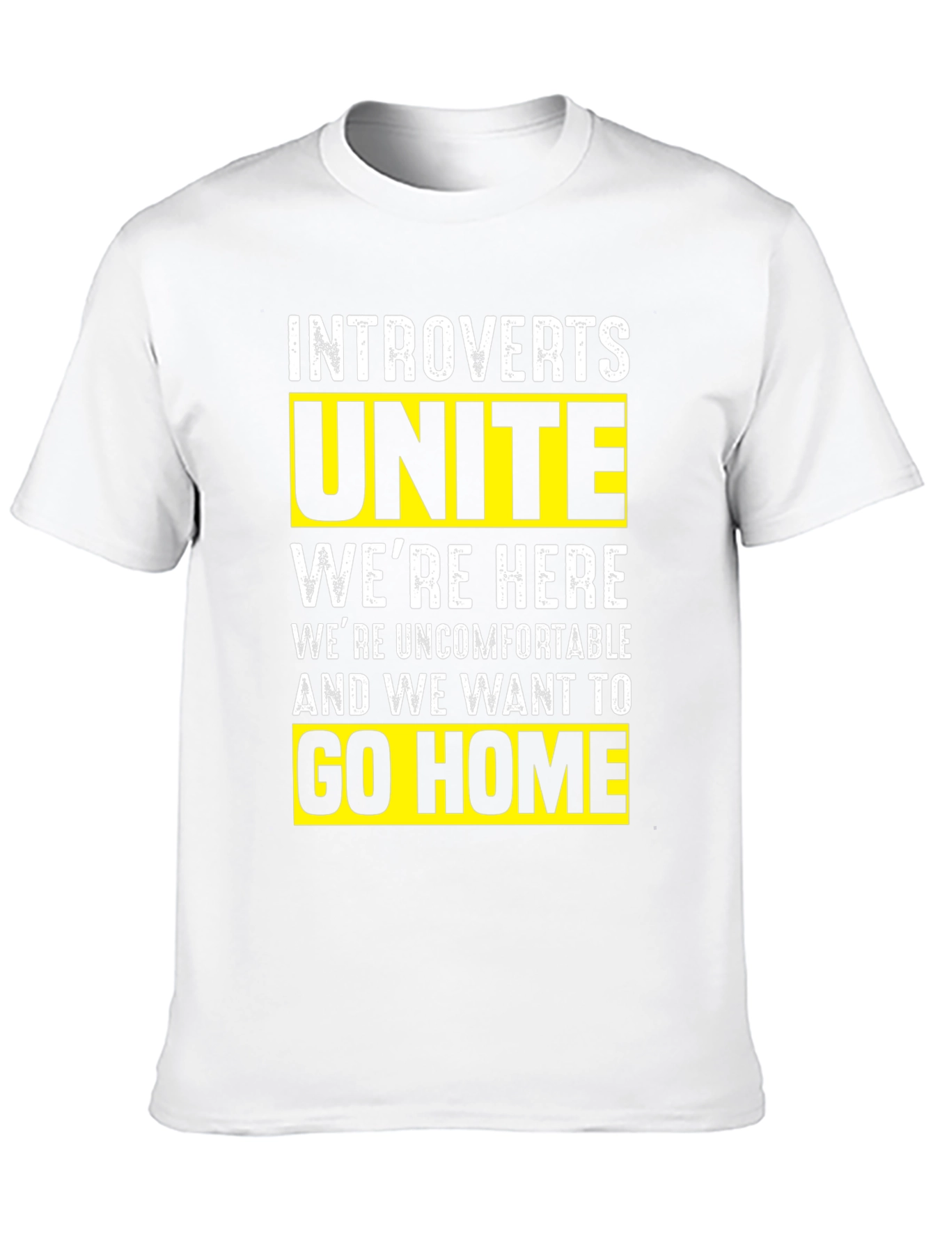 Introvert Unite T-Shirt - Funny Slogan Tee