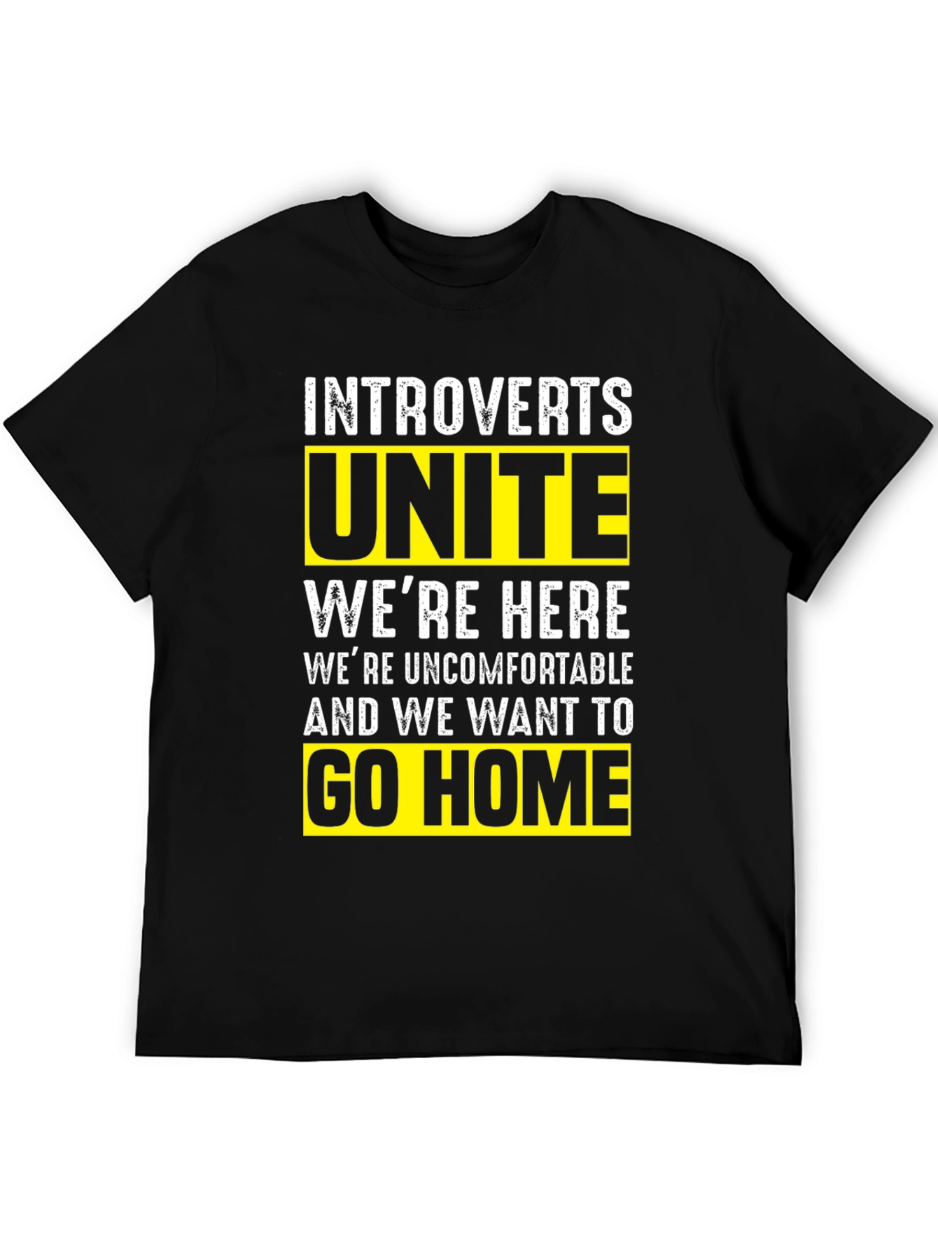 Introvert Unite T-Shirt - Funny Slogan Tee