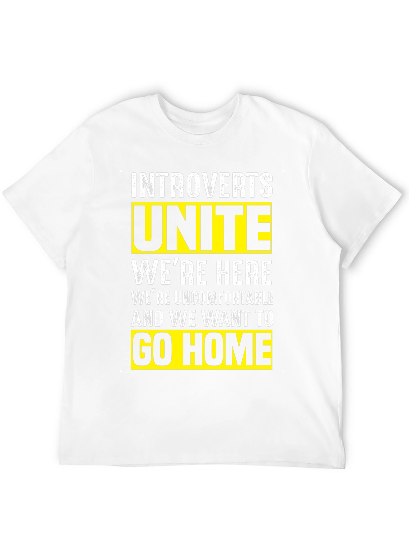Introvert Unite T-Shirt - Funny Slogan Tee