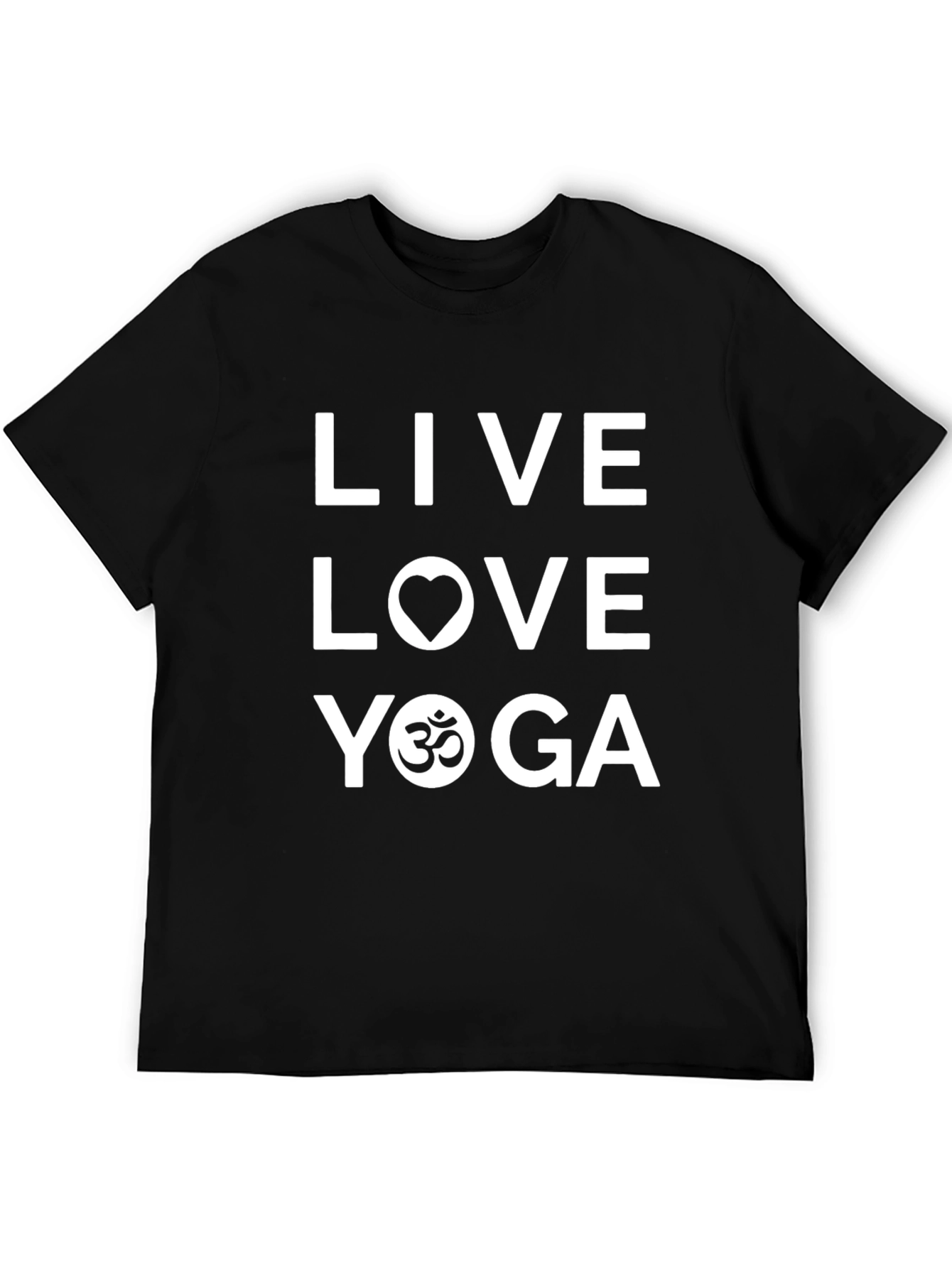 Live Love Yoga T-Shirt - Soft Cotton Blend