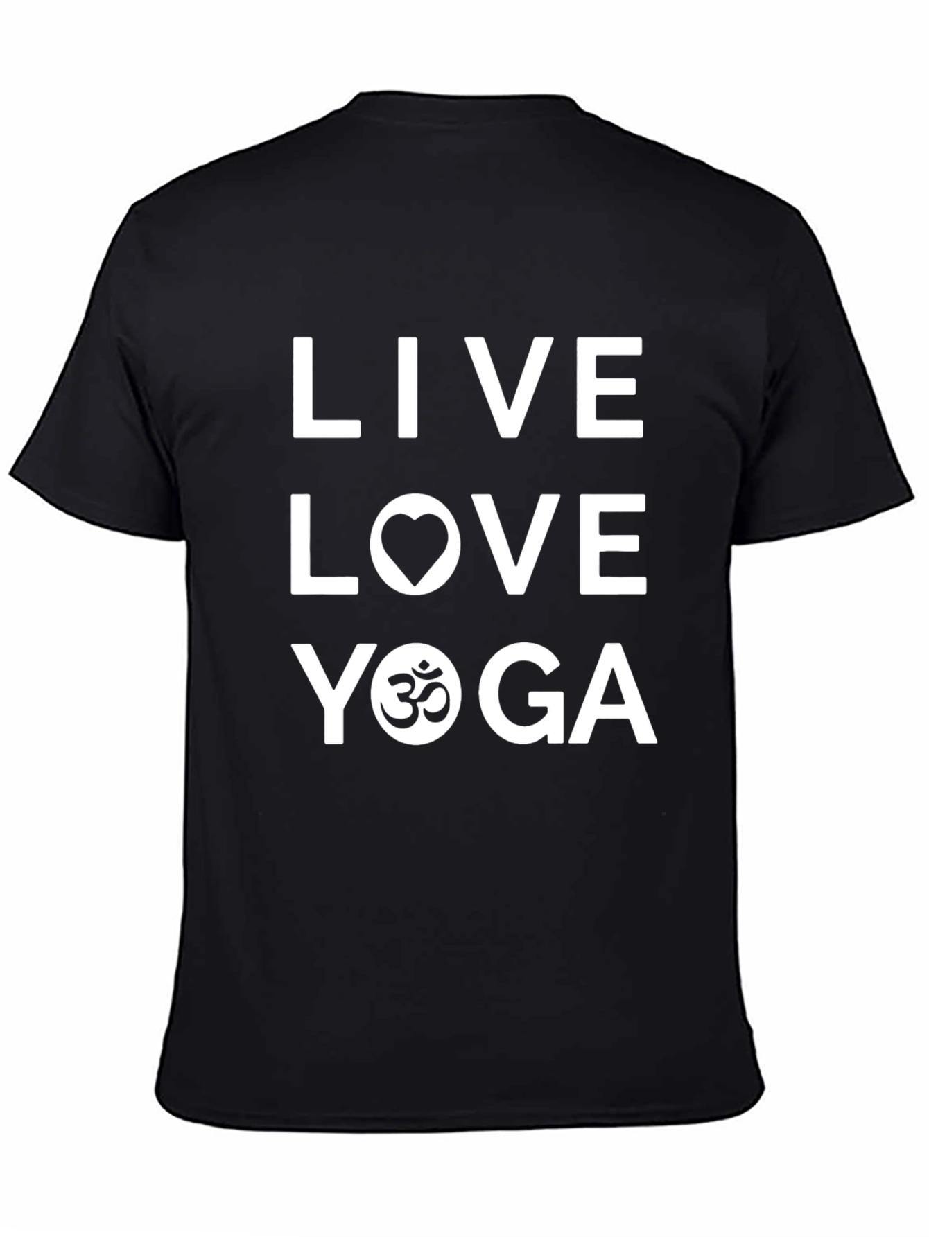 Live Love Yoga T-Shirt - Soft Cotton Blend