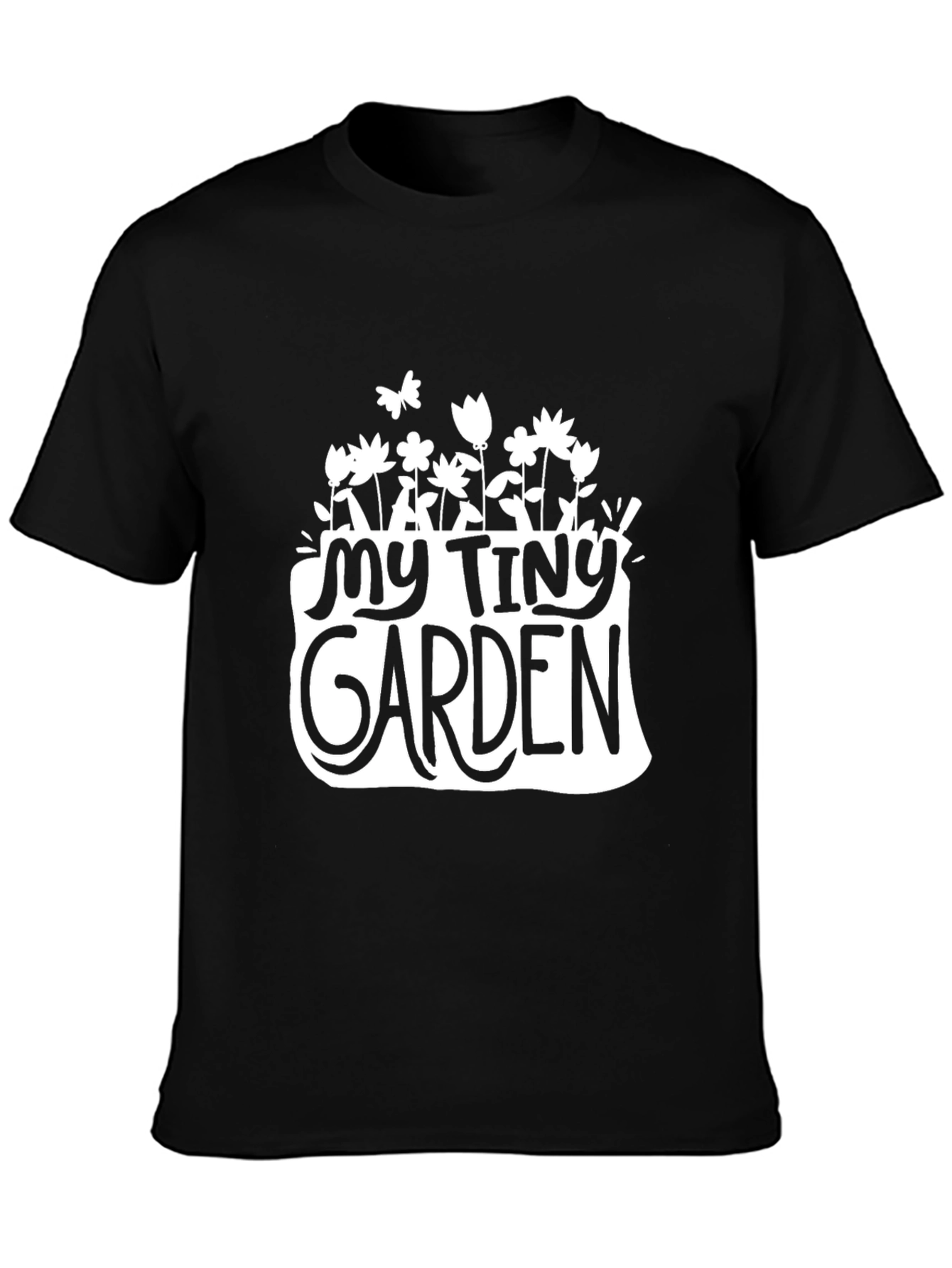 My Tiny Garden Black Graphic Tee