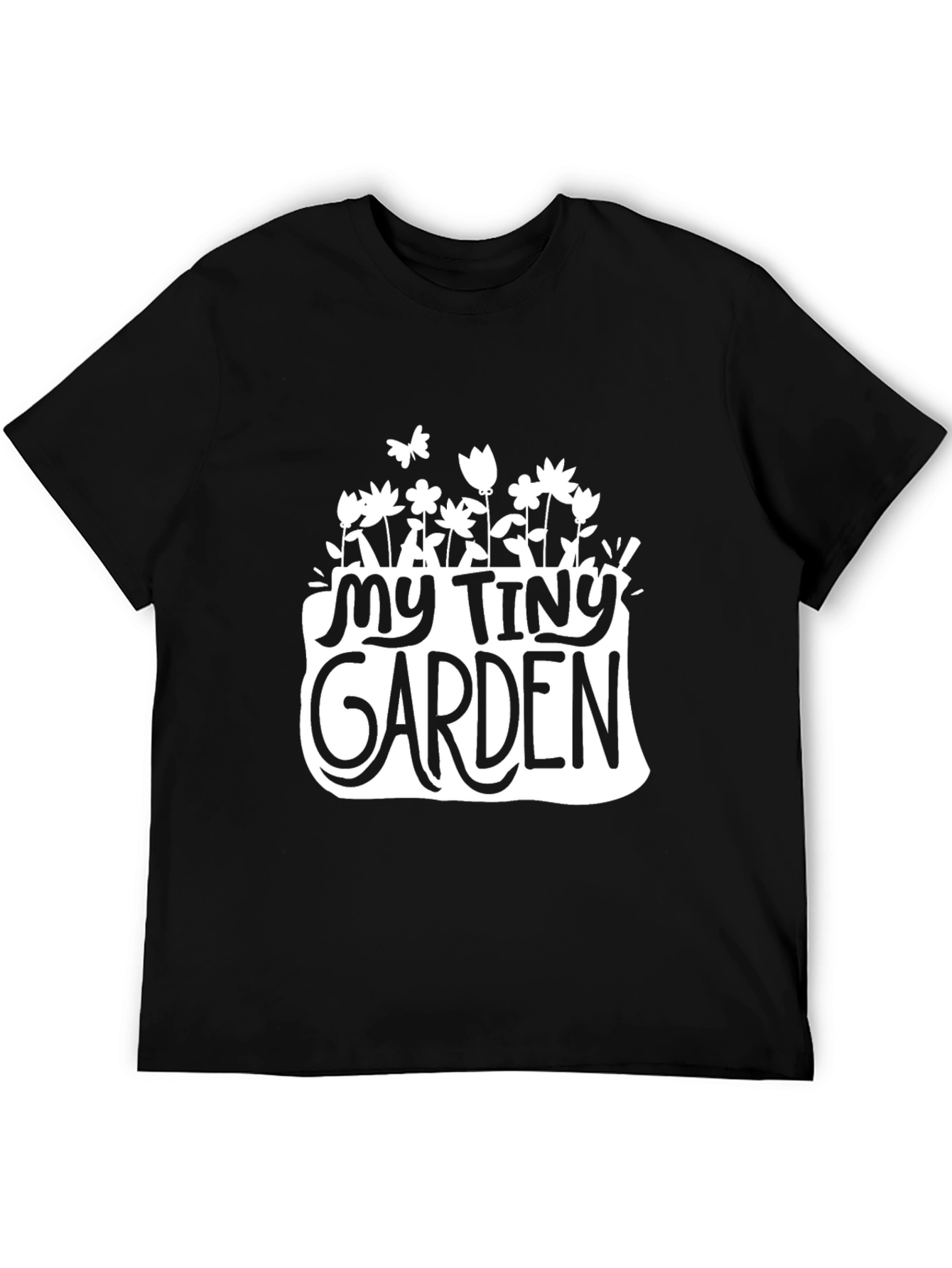 My Tiny Garden Black Graphic Tee