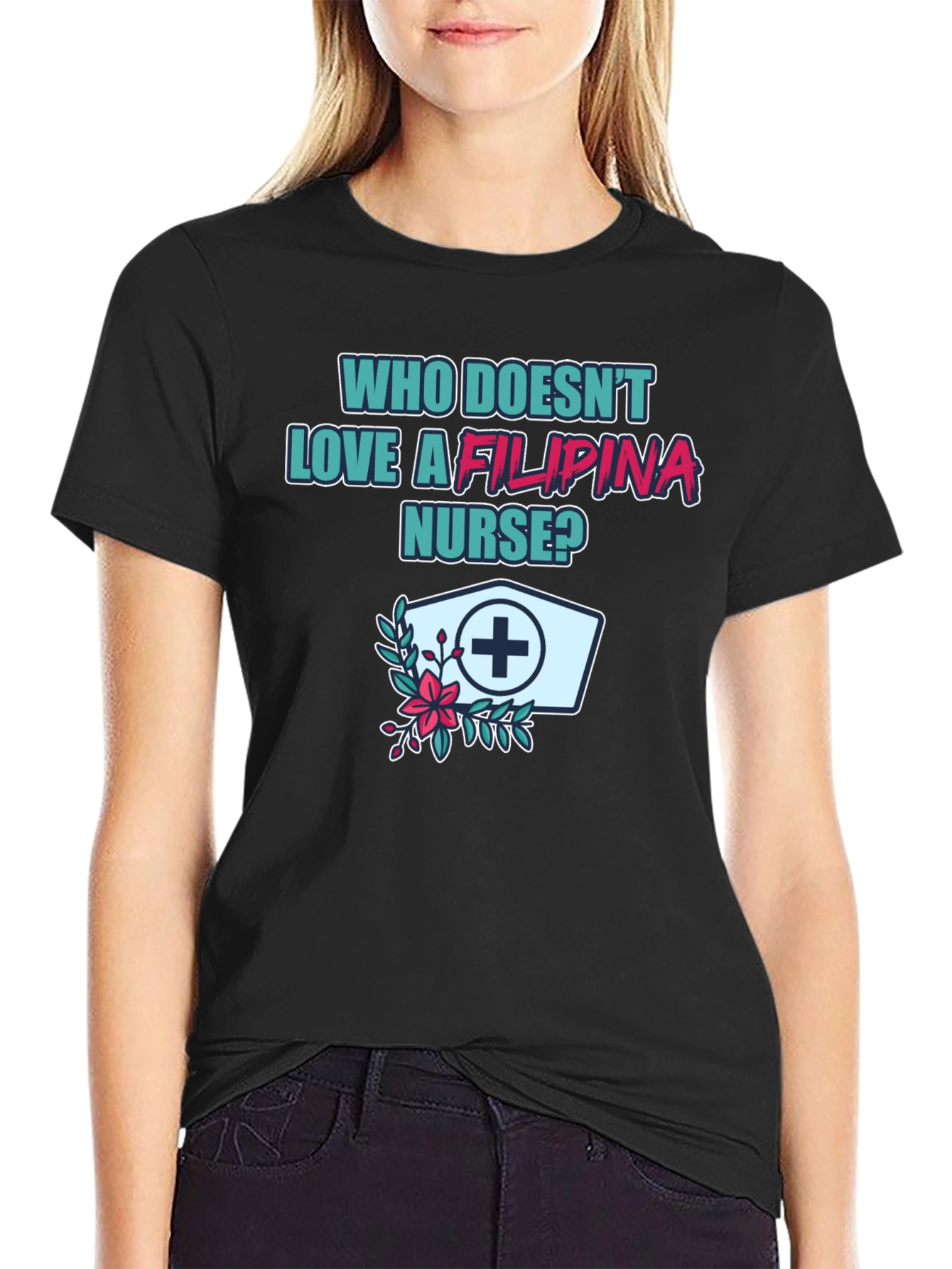 Filipina Nurse Graphic T-Shirt - Unisex