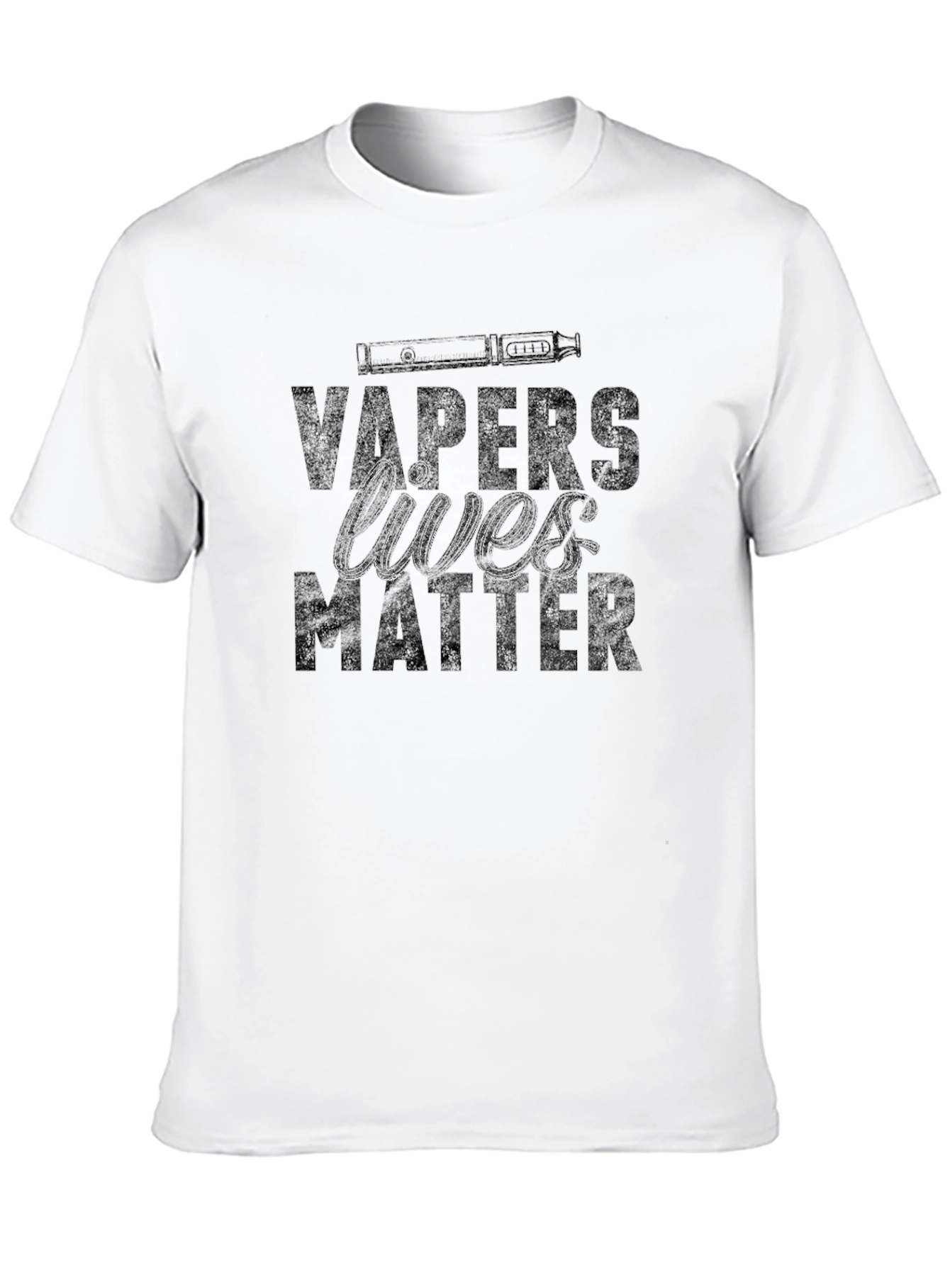 Vapers Lives Matter Graphic T-Shirt - Black