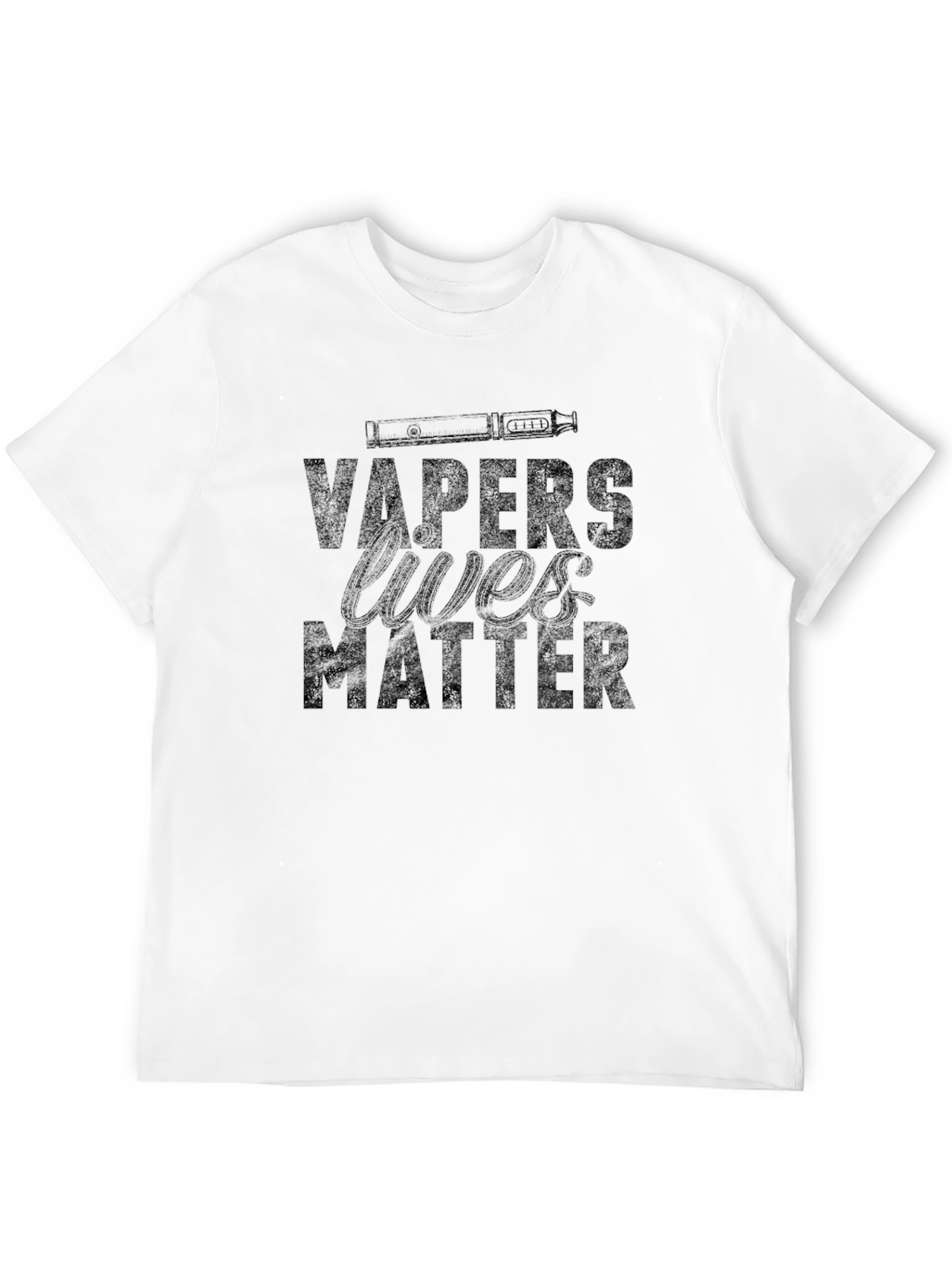 Vapers Lives Matter Graphic T-Shirt - Black