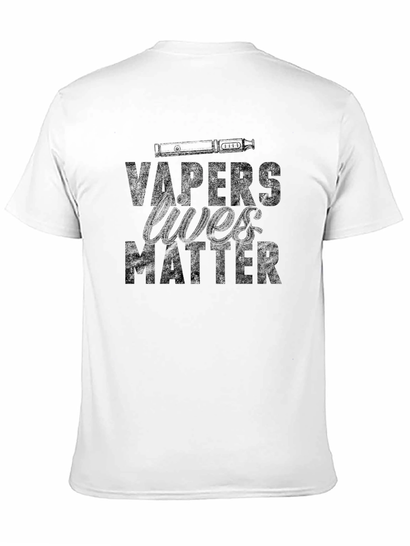 Vapers Lives Matter Graphic T-Shirt - Black