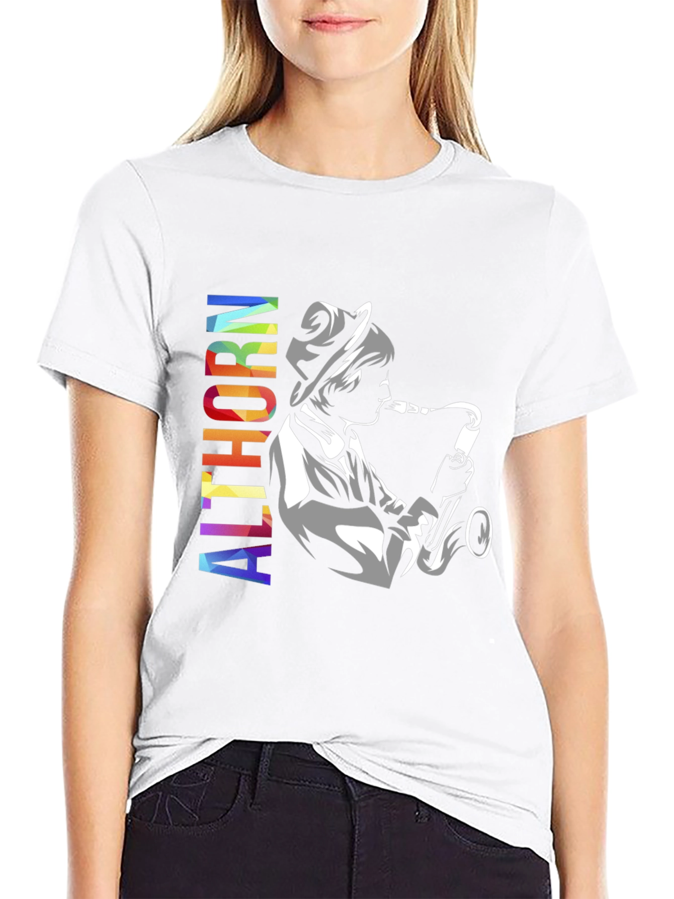 Althorn Saxophone Player Graphic T-Shirt