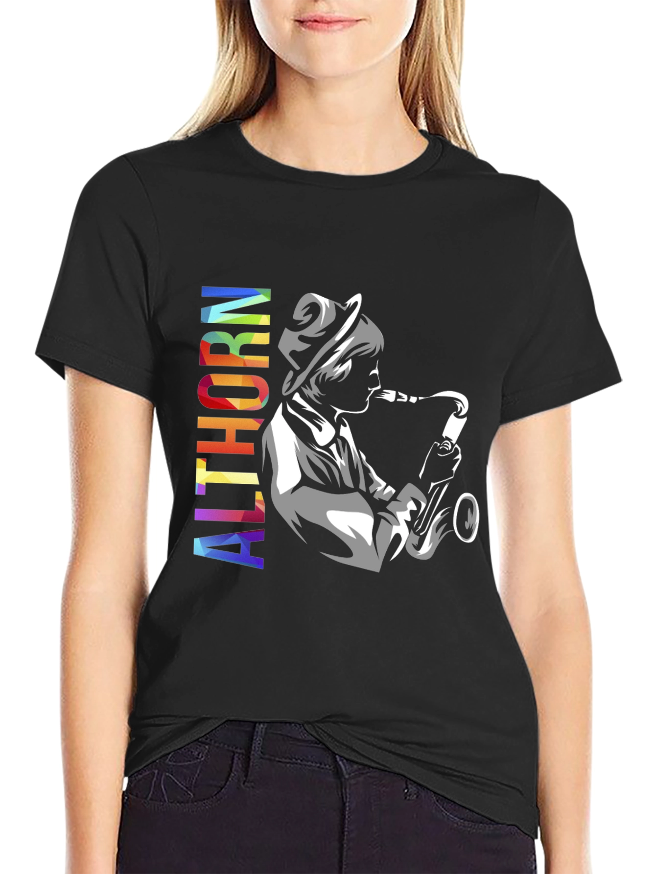 Althorn Saxophone Player Graphic T-Shirt