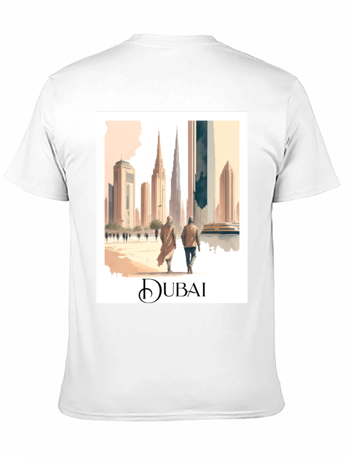 Dubai Cityscape Graphic Tee