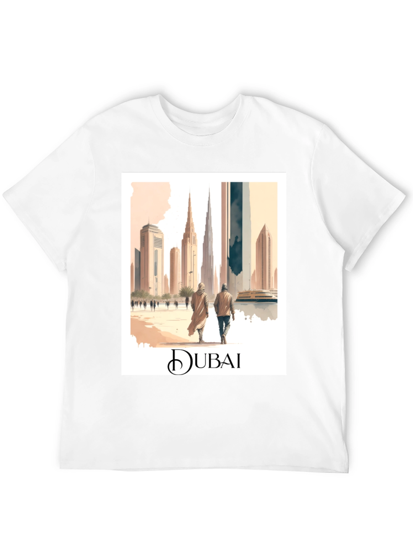 Dubai Cityscape Graphic Tee