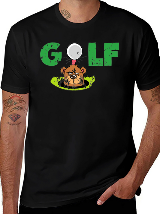 Golf Mole Graphic Tee - Funny Golfing T-Shirt