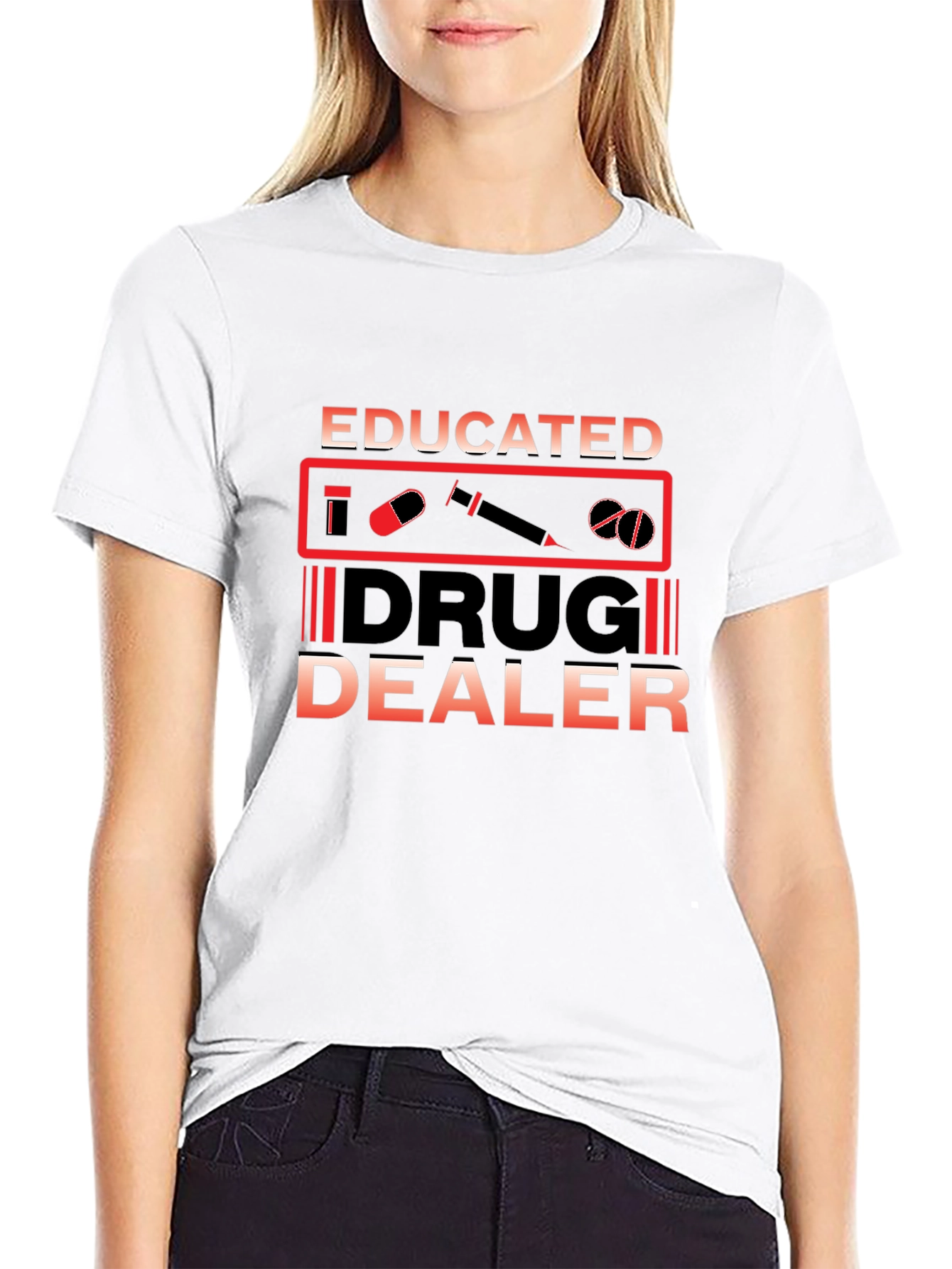 Educated Drug Dealer Graphic T-Shirt