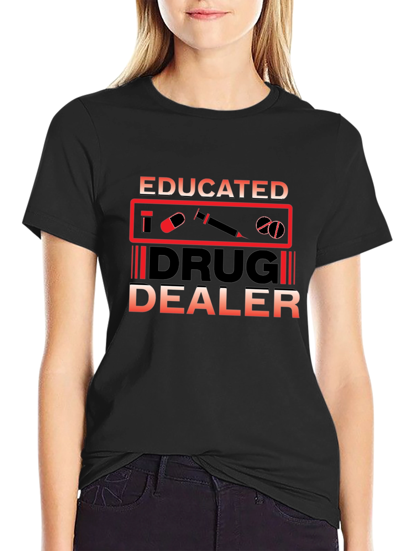 Educated Drug Dealer Graphic T-Shirt