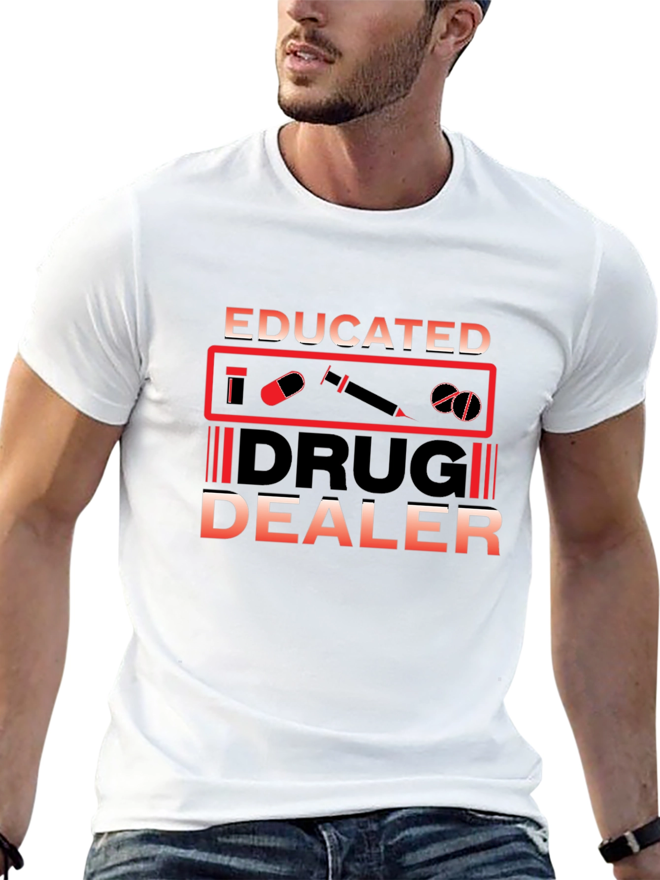 Educated Drug Dealer Graphic T-Shirt