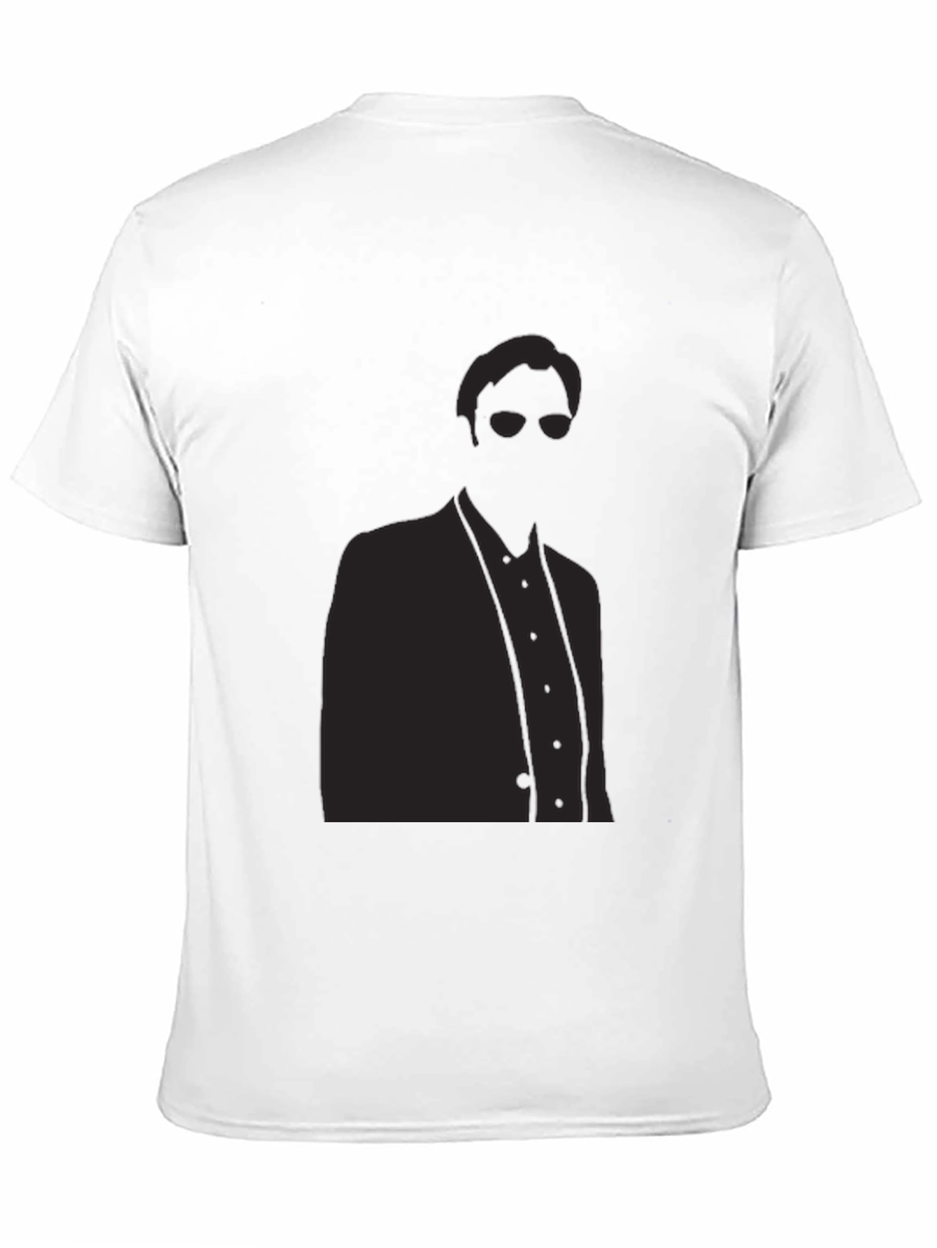Shadow Man Silhouette T-Shirt - Classic Black Tee