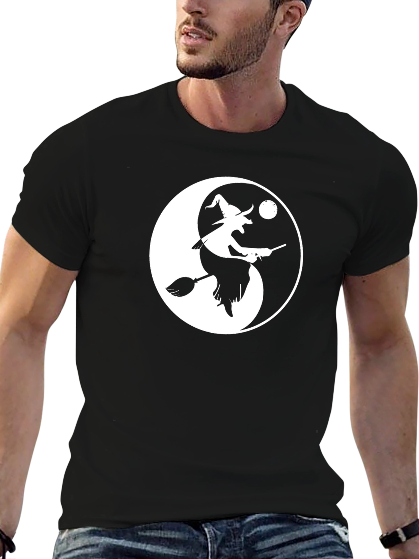 Yin Yang Witch T-Shirt - Halloween Style