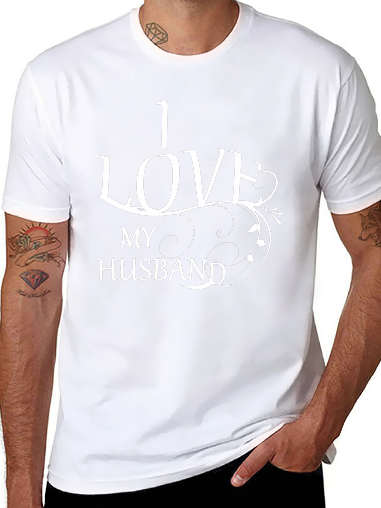 I Love My Husband Graphic T-Shirt