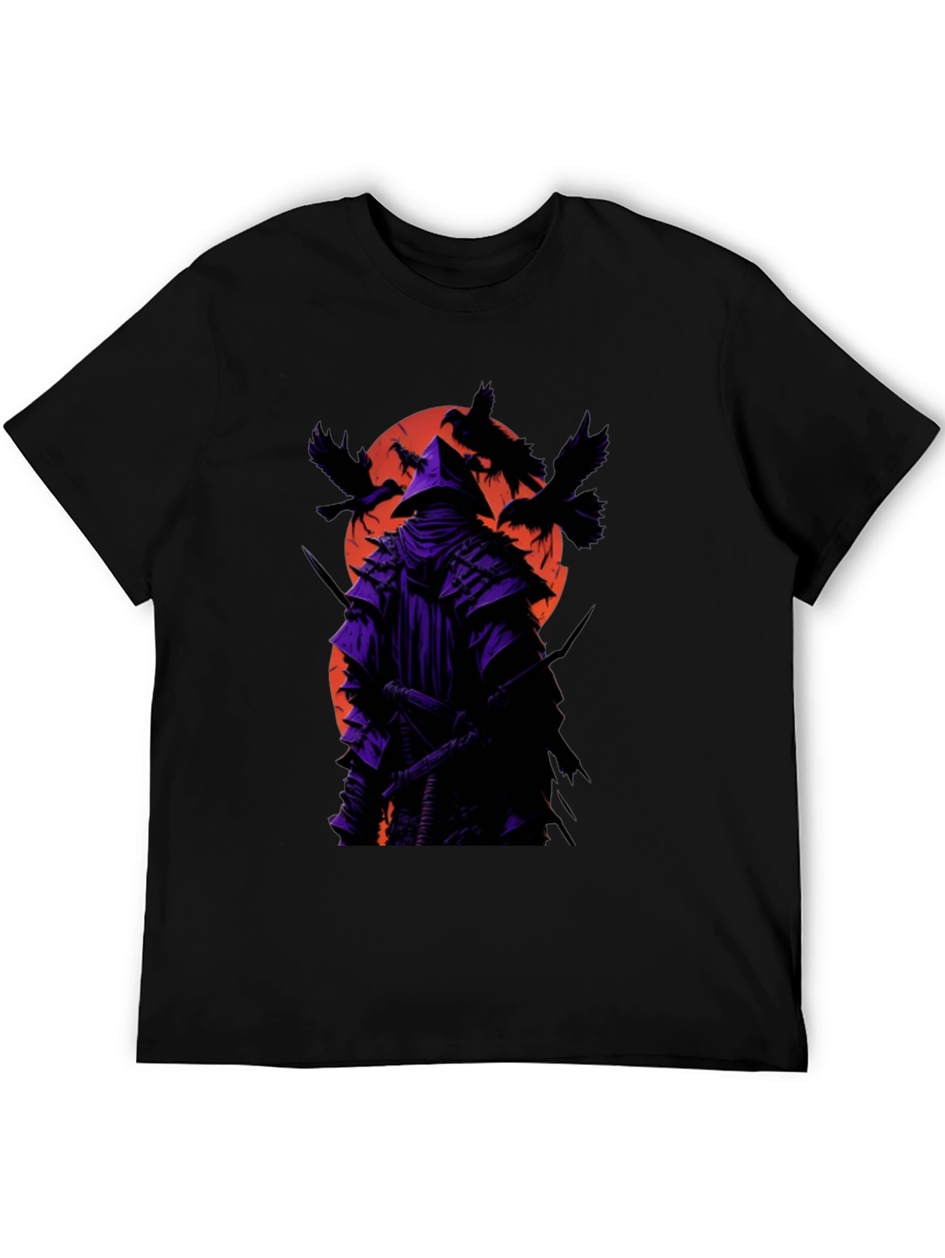 Samurai Raven Black T-Shirt