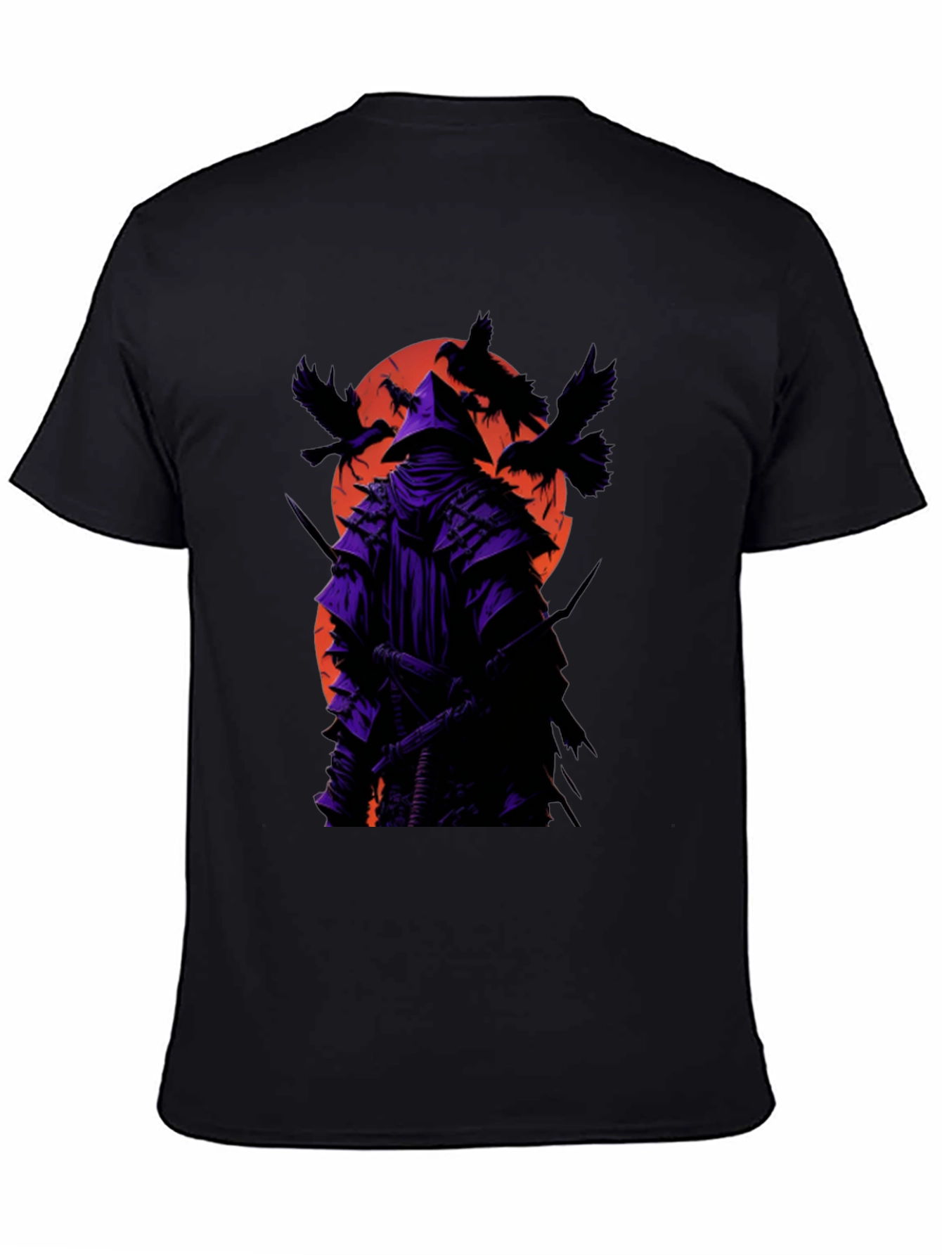Samurai Raven Black T-Shirt