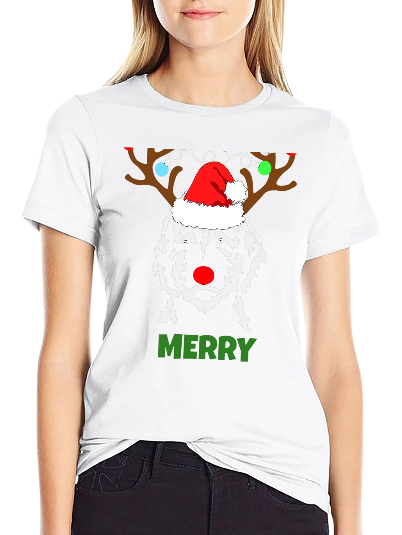 Reindeer Dog Christmas T-Shirt