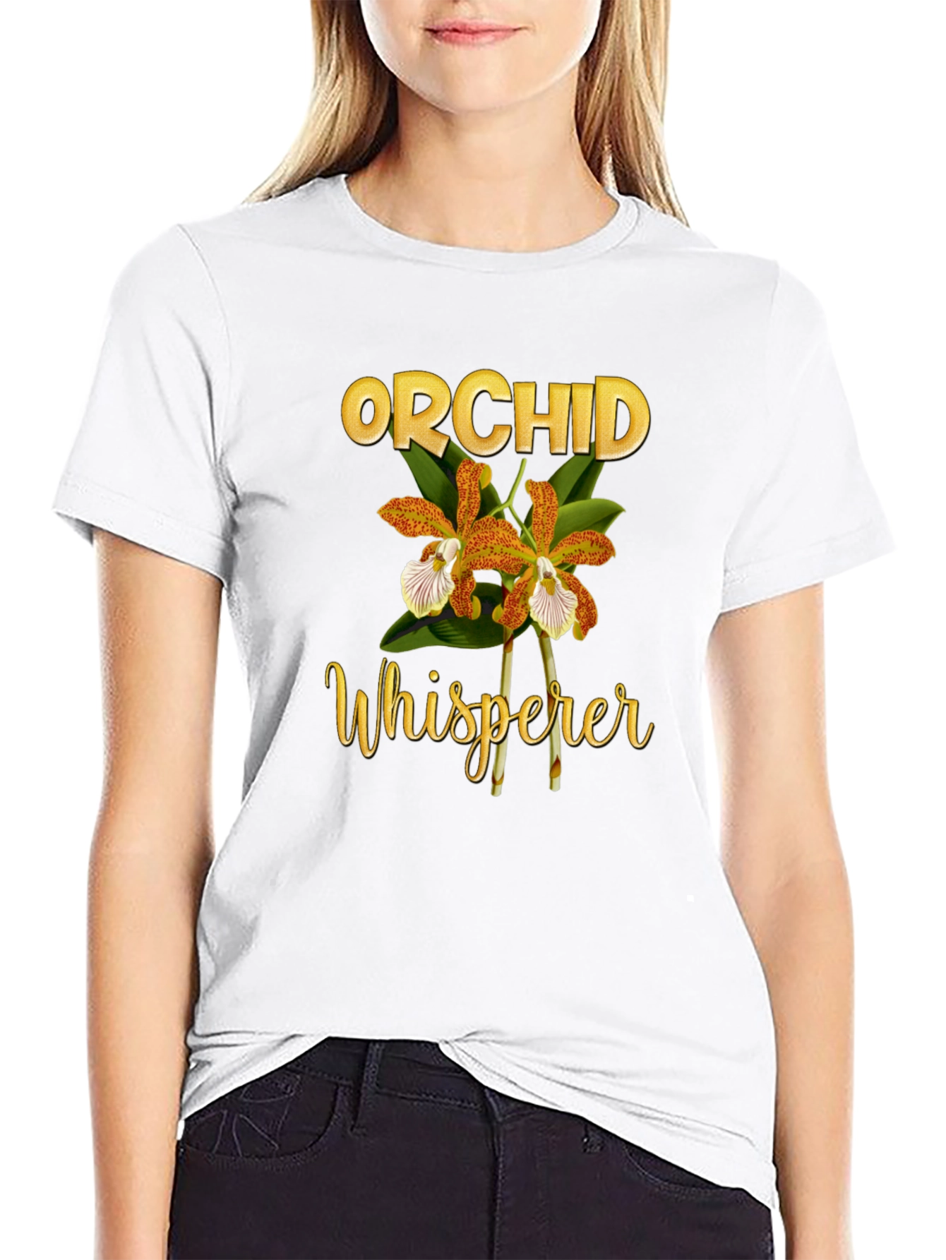 Orchid Whisperer Graphic Tee