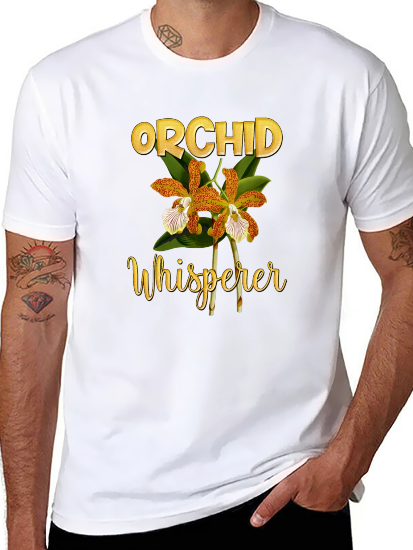Orchid Whisperer Graphic Tee