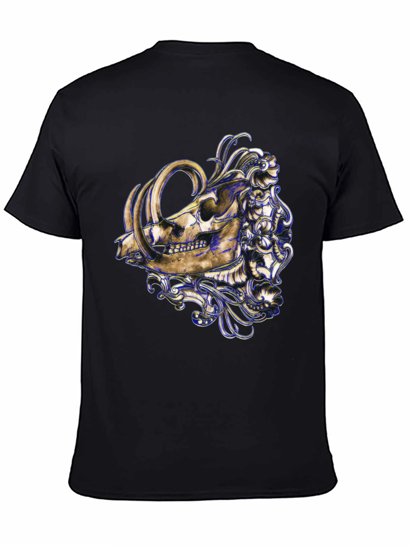 Boar Skull Graphic Tee - Unique Print T-Shirt