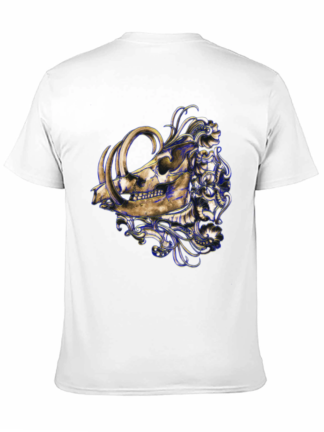 Boar Skull Graphic Tee - Unique Print T-Shirt